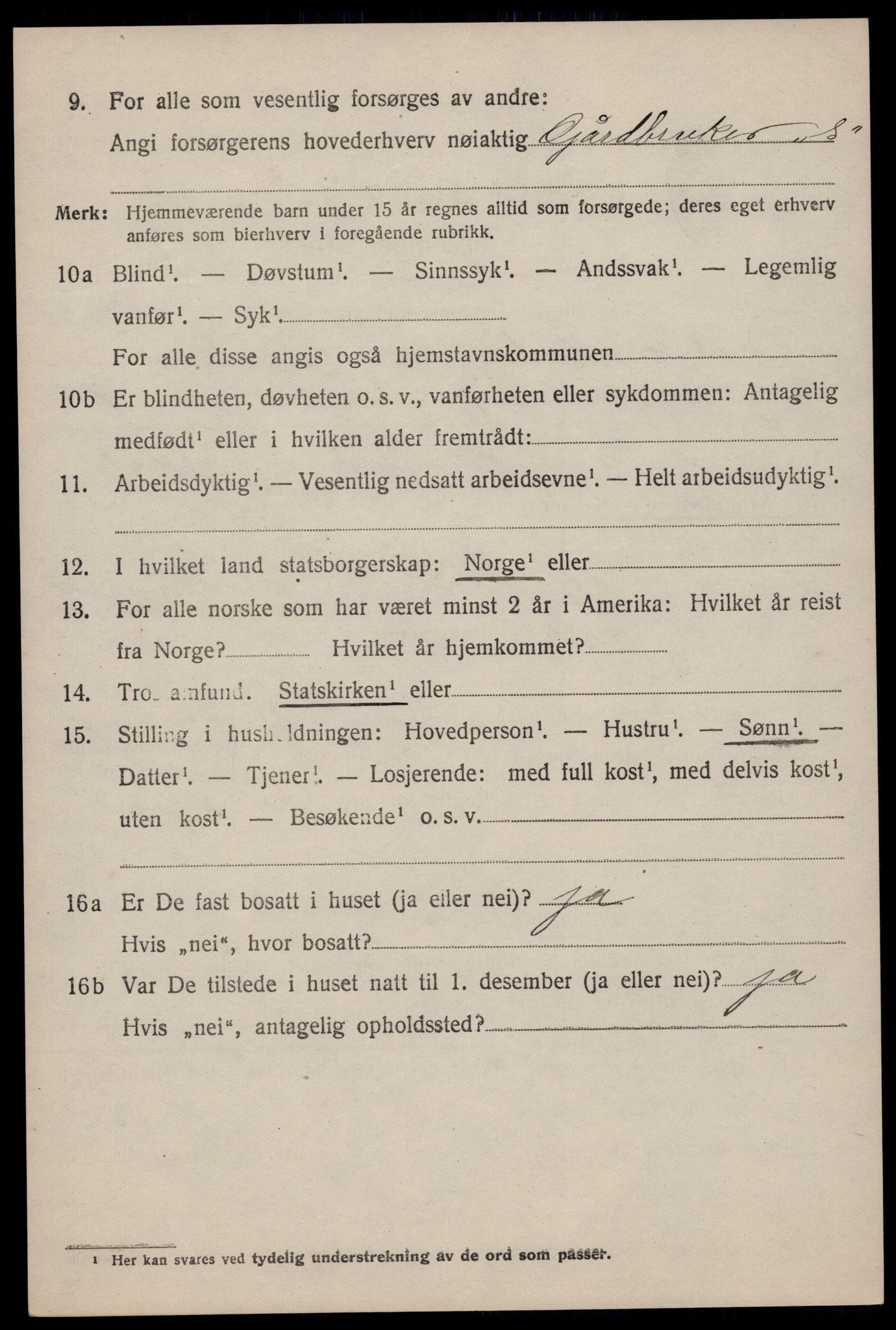 SAKO, Folketelling 1920 for 0827 Hjartdal herred, 1920, s. 2779