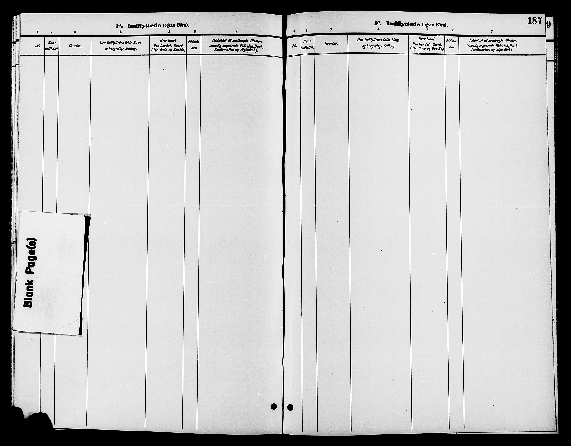 Jevnaker prestekontor, SAH/PREST-116/H/Ha/Hab/L0002: Klokkerbok nr. 2, 1896-1906, s. 187