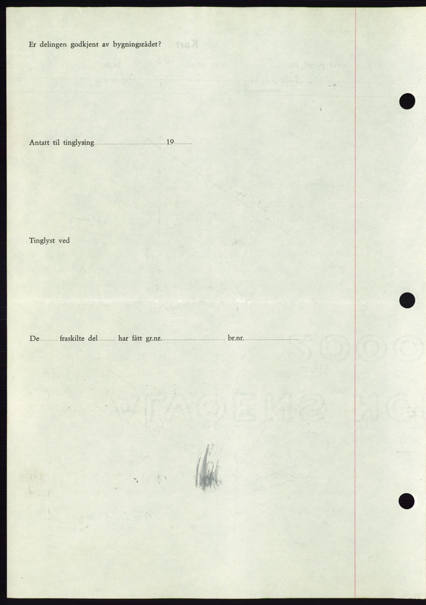 Søre Sunnmøre sorenskriveri, AV/SAT-A-4122/1/2/2C/L0077: Pantebok nr. 3A, 1945-1946, Dagboknr: 320/1945