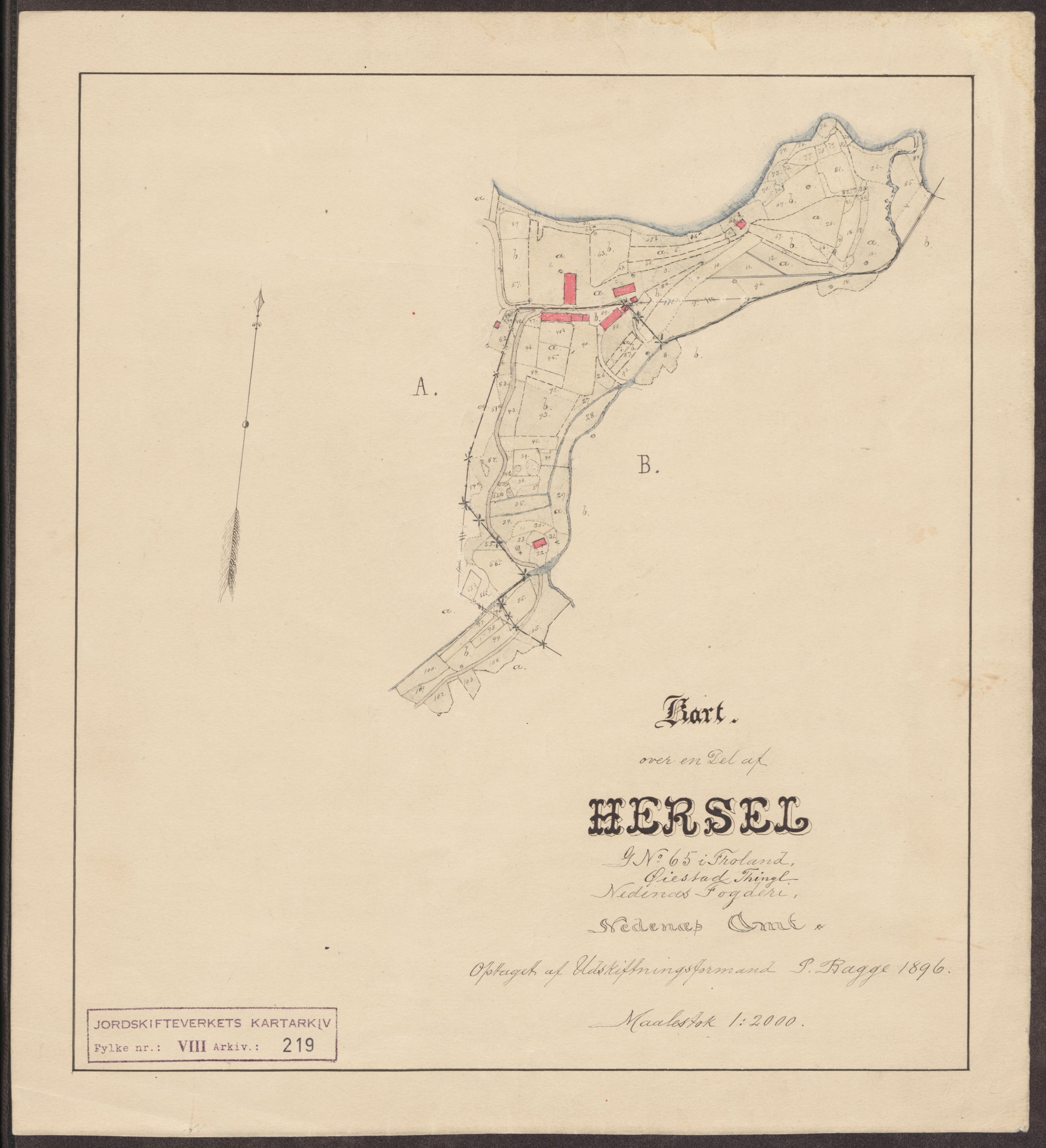 Jordskifteverkets kartarkiv, AV/RA-S-3929/T, 1859-1988, s. 254