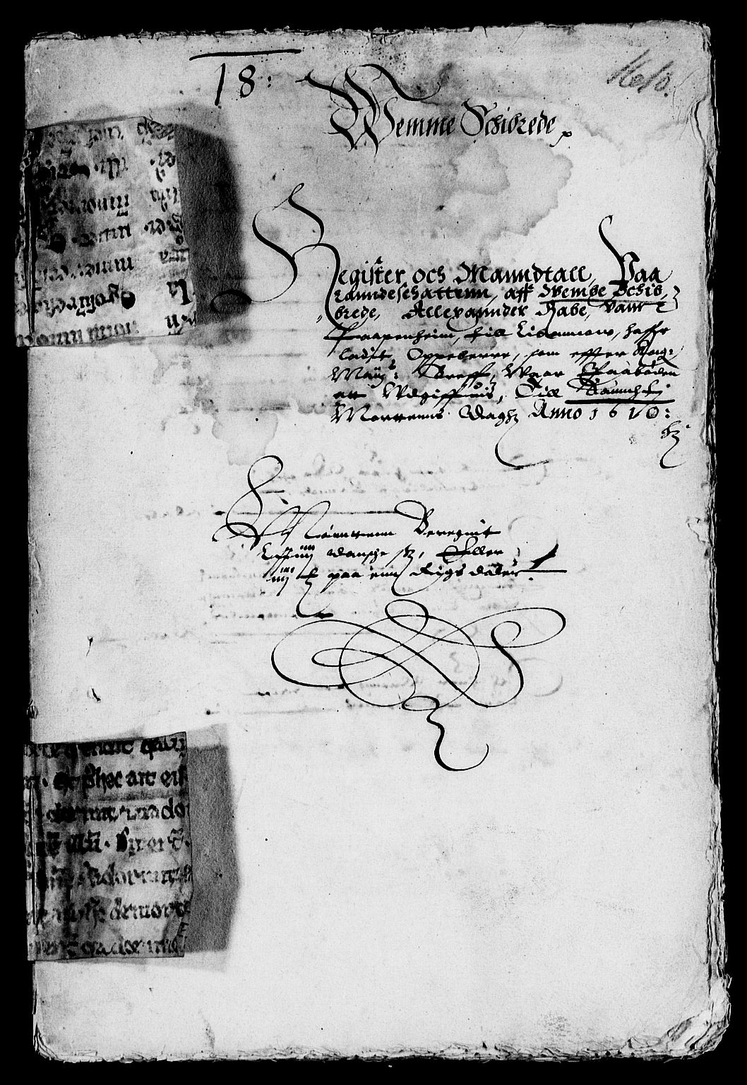 Rentekammeret inntil 1814, Reviderte regnskaper, Lensregnskaper, RA/EA-5023/R/Rb/Rba/L0026: Akershus len, 1610-1612