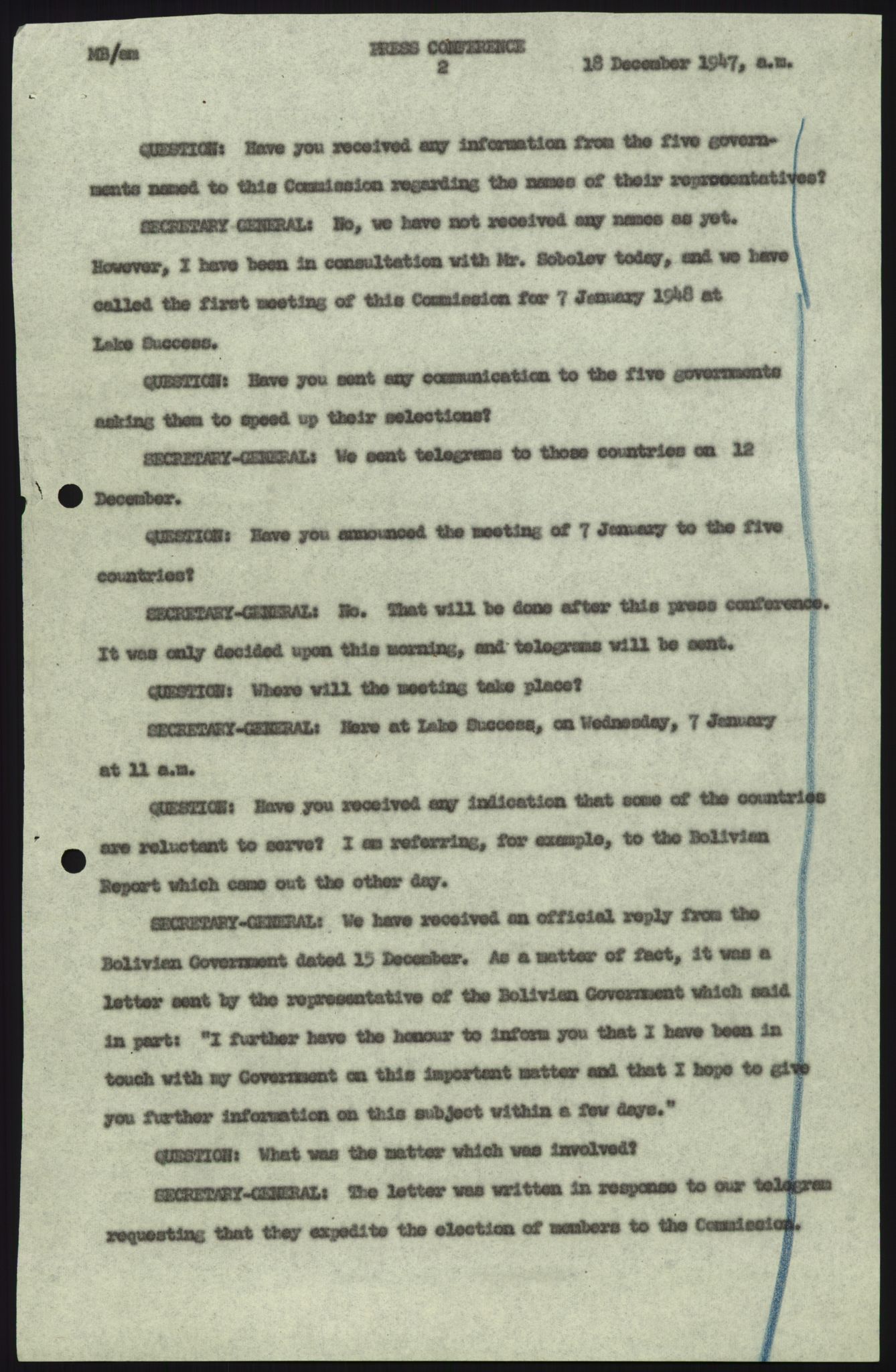 Lie, Trygve, AV/RA-PA-1407/D/L0018: Generalsekretærens papirer., 1947-1951, s. 5