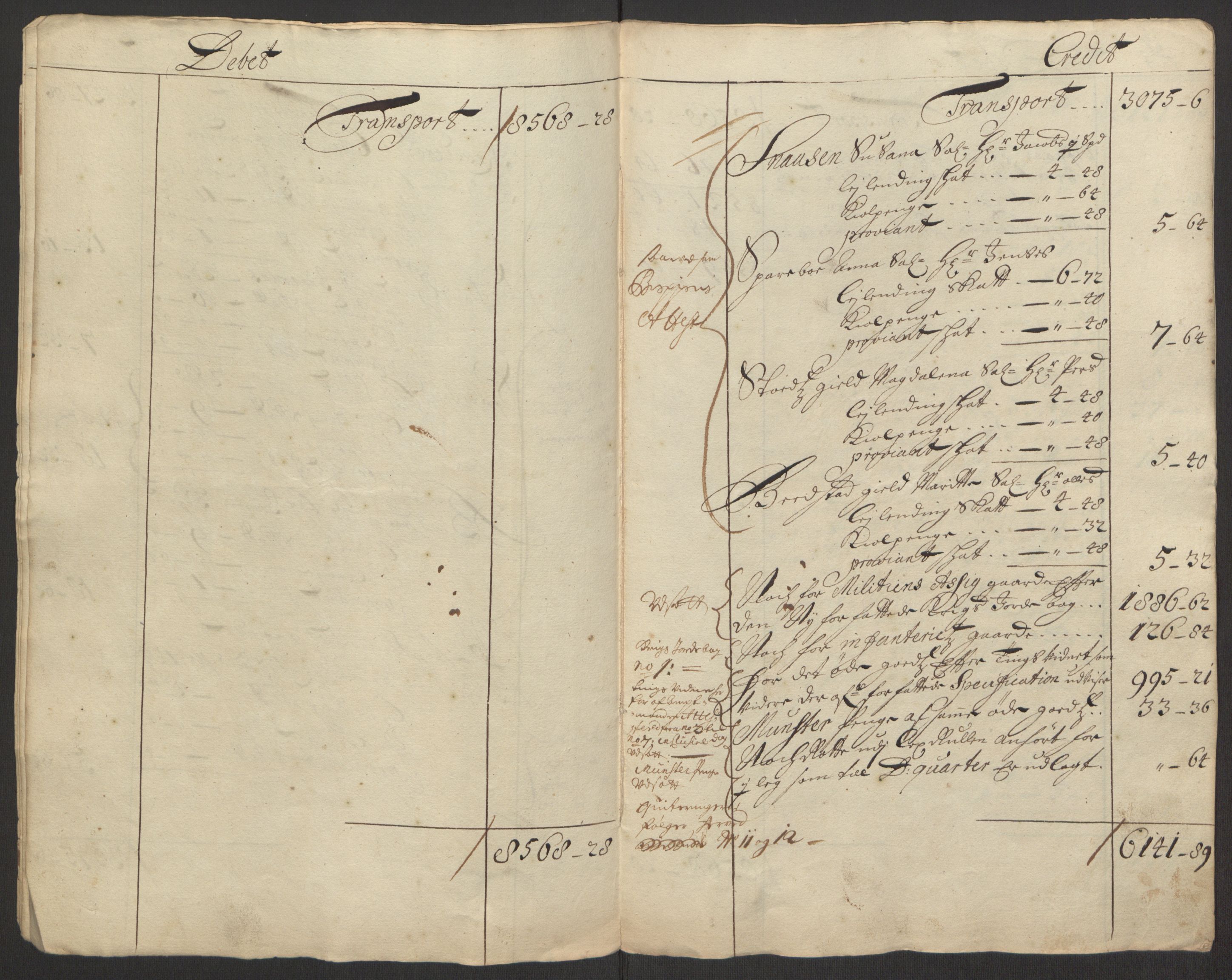 Rentekammeret inntil 1814, Reviderte regnskaper, Fogderegnskap, RA/EA-4092/R63/L4309: Fogderegnskap Inderøy, 1695-1697, s. 8