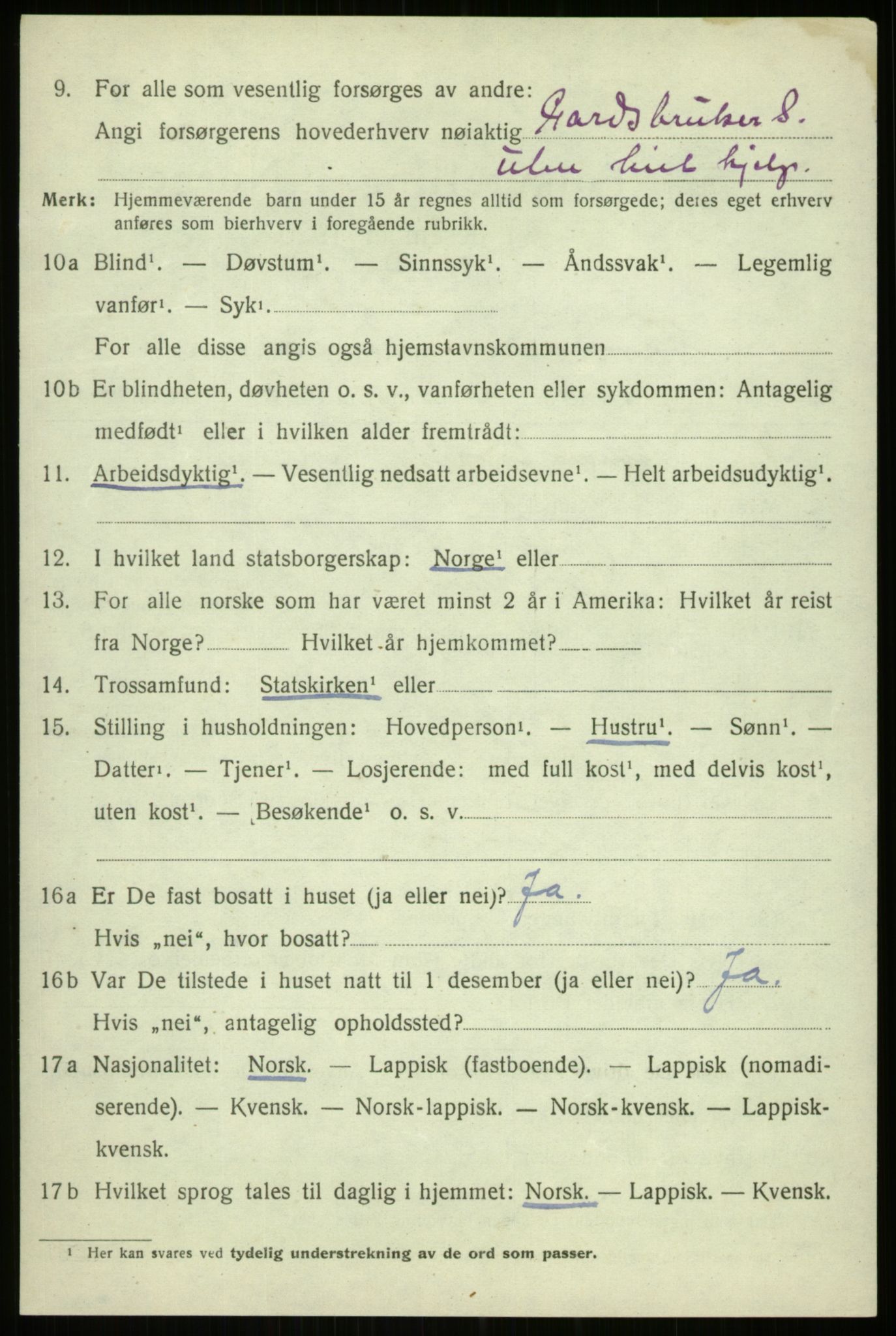 SATØ, Folketelling 1920 for 1914 Trondenes herred, 1920, s. 9482