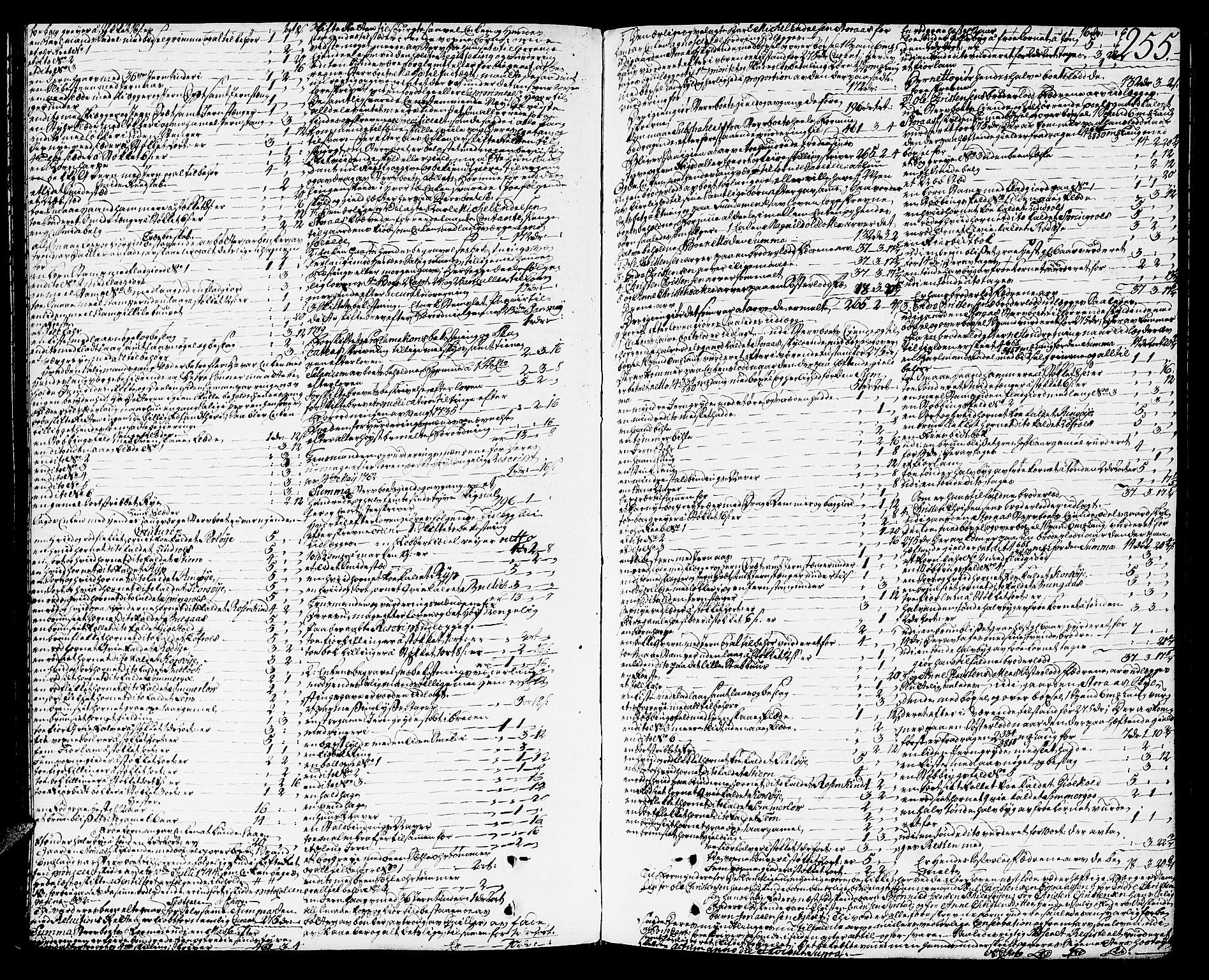 Orkdal sorenskriveri, SAT/A-4169/1/3/3Aa/L0007: Skifteprotokoller, 1767-1782, s. 254b-255a