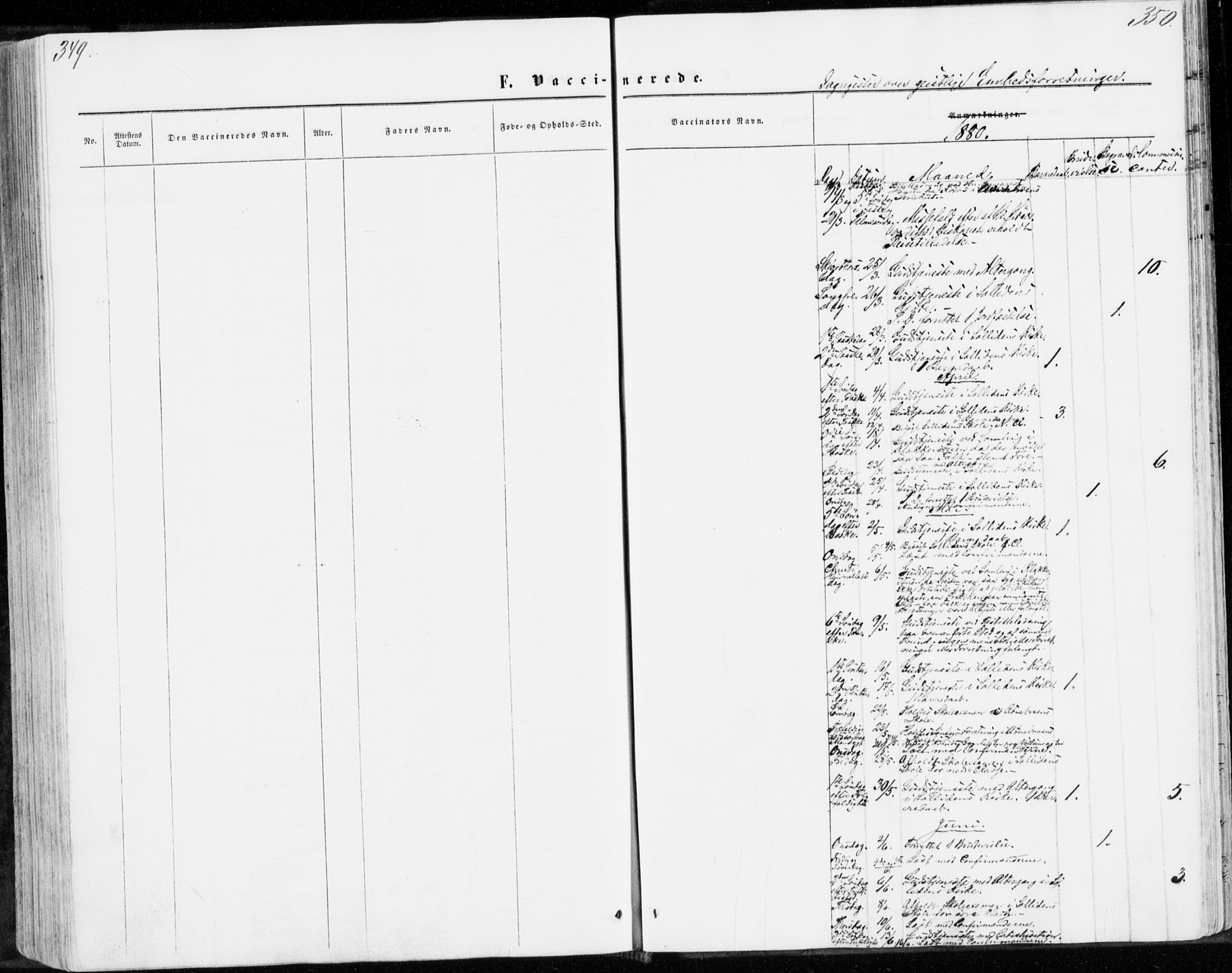 Sollia prestekontor, AV/SAH-PREST-050/H/Ha/Haa/L0001: Ministerialbok nr. 1, 1856-1885, s. 349-350