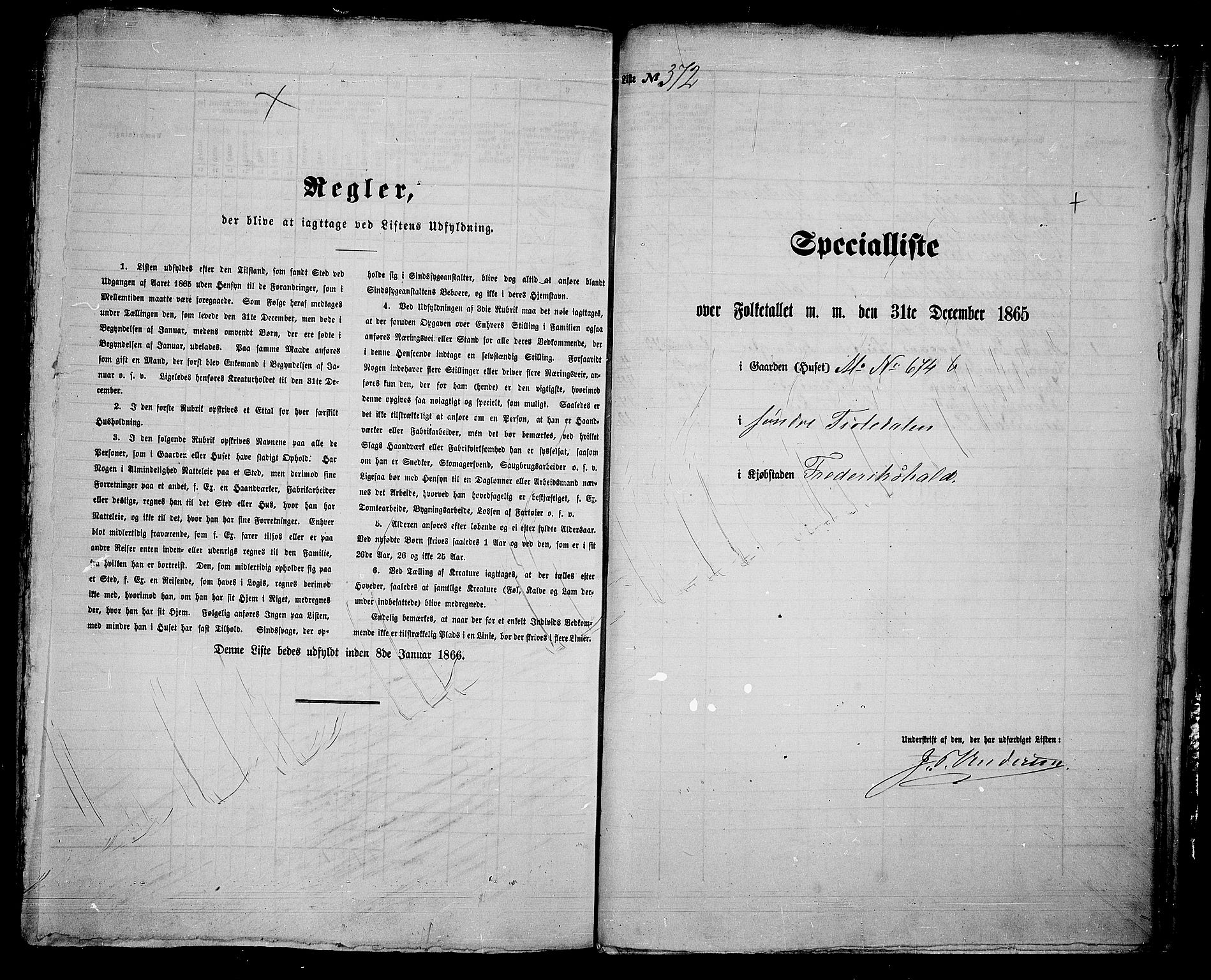 RA, Folketelling 1865 for 0101P Fredrikshald prestegjeld, 1865, s. 757