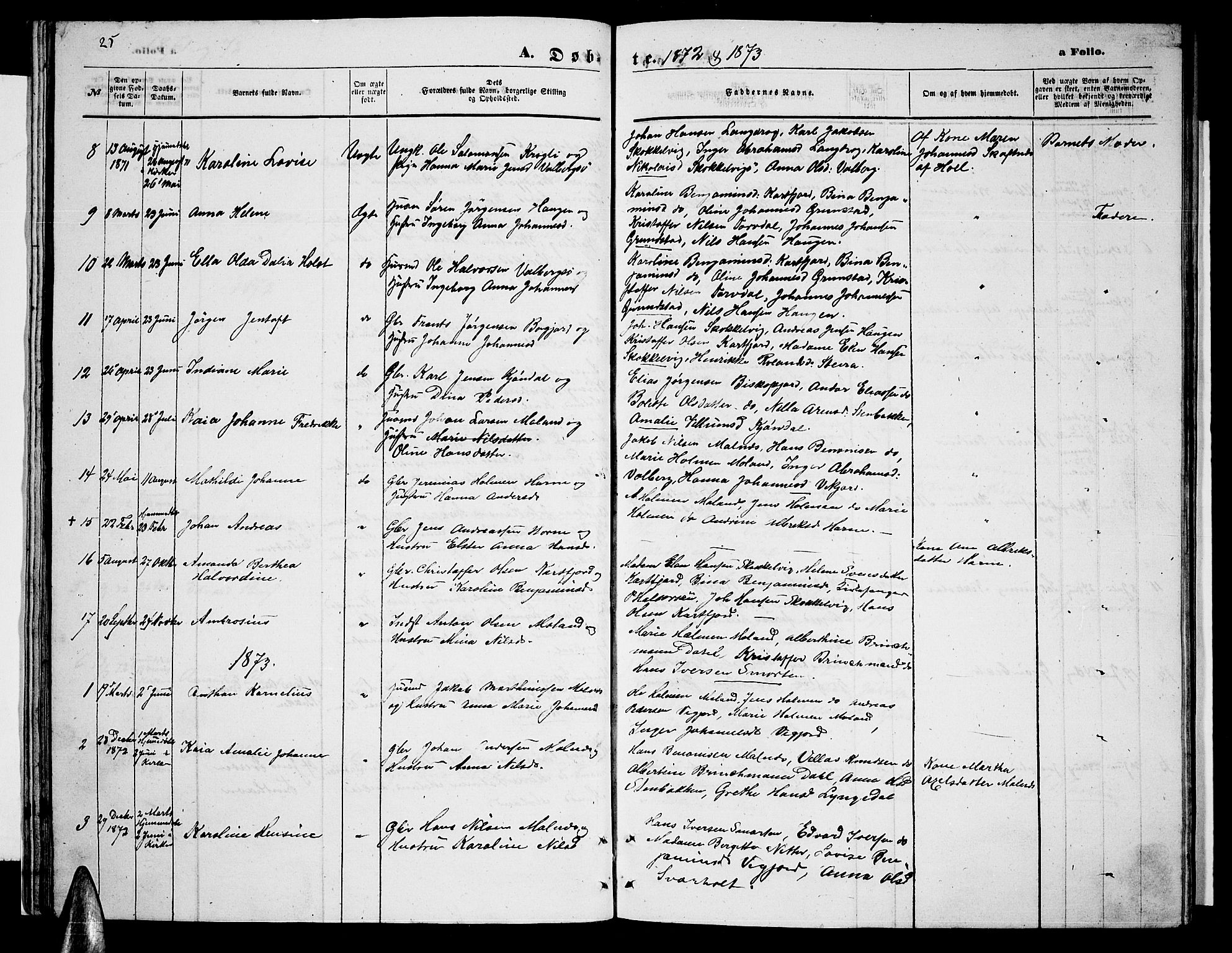 Ministerialprotokoller, klokkerbøker og fødselsregistre - Nordland, AV/SAT-A-1459/884/L1196: Klokkerbok nr. 884C02, 1860-1887, s. 25