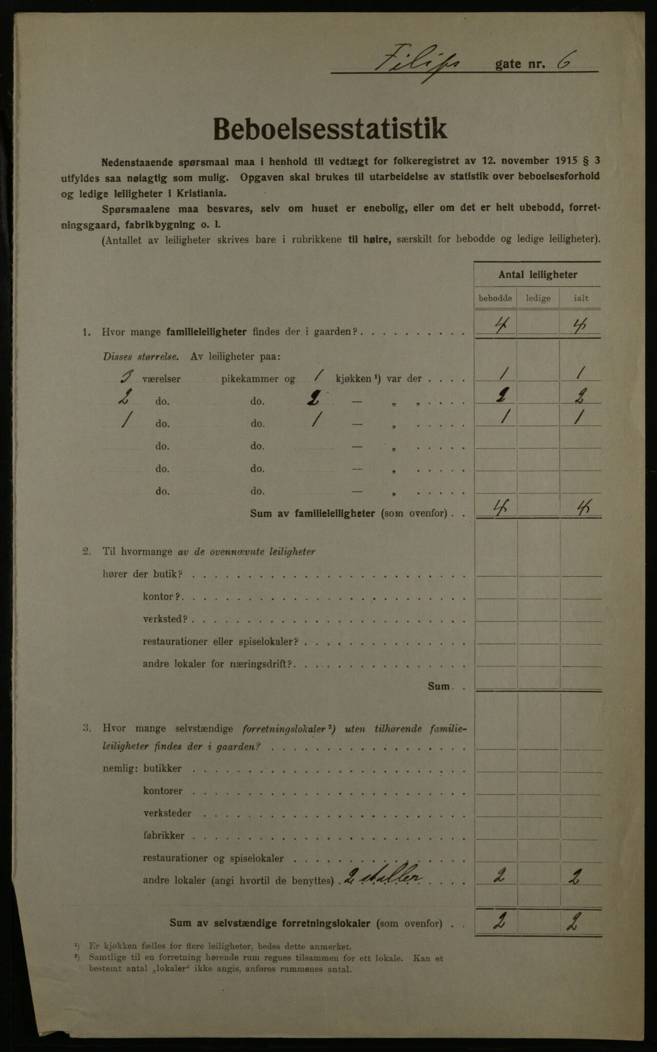 OBA, Kommunal folketelling 1.12.1923 for Kristiania, 1923, s. 27352