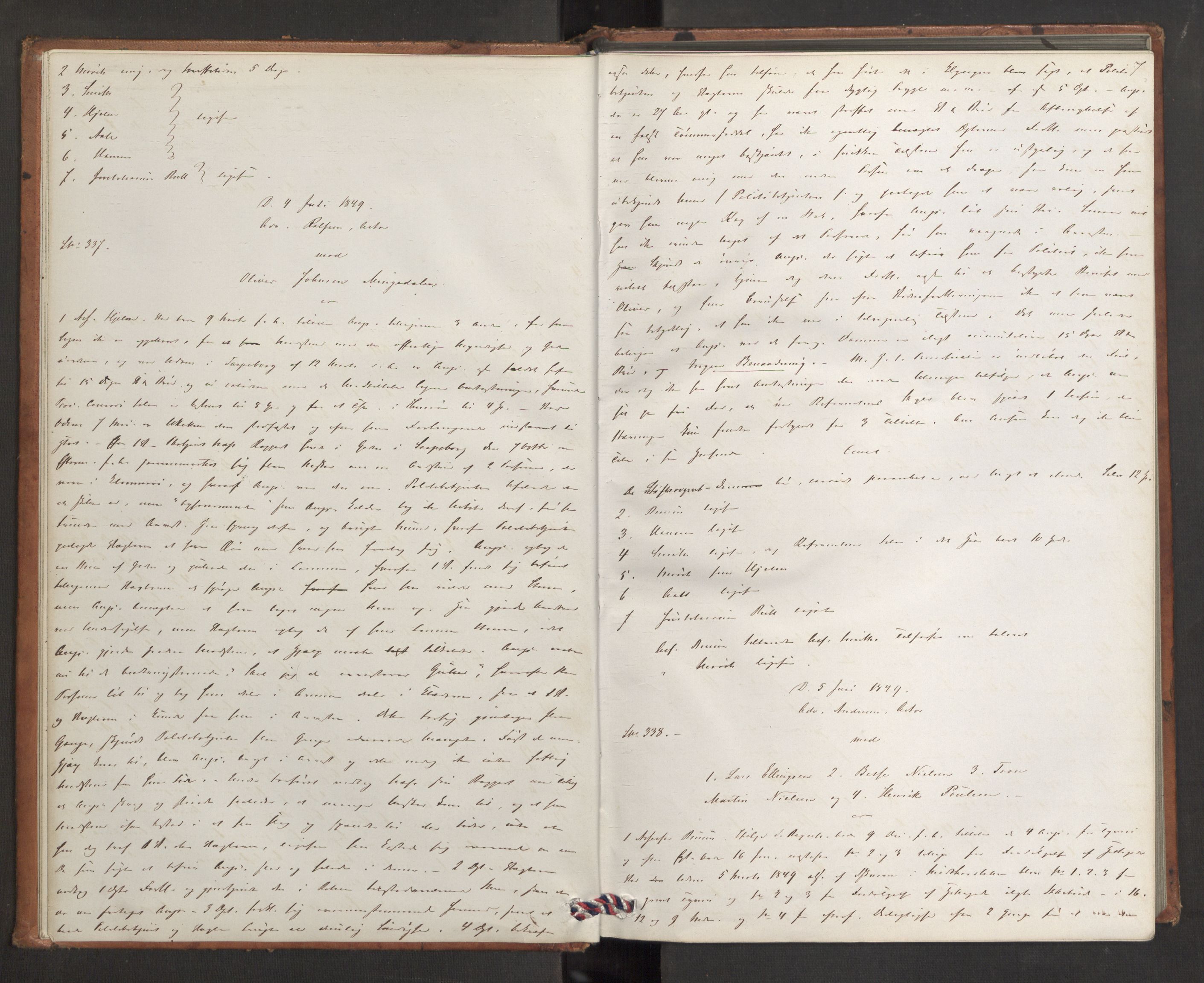 Høyesterett, AV/RA-S-1002/E/Eb/Ebb/L0043/0001: Voteringsprotokoller / Voteringsprotokoll, 1849-1850, s. 6b-7a