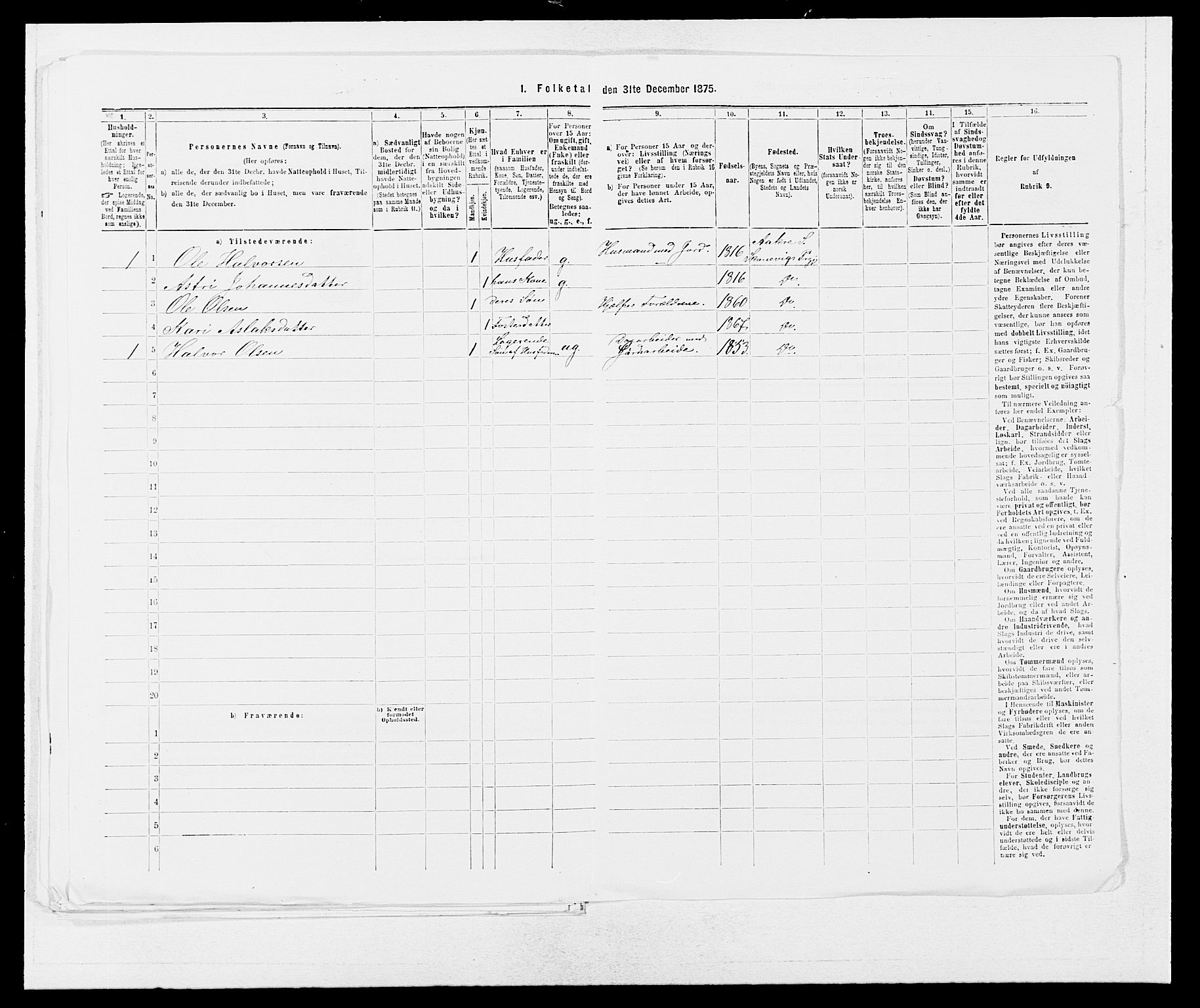 SAB, Folketelling 1875 for 1212P Skånevik prestegjeld, 1875, s. 569