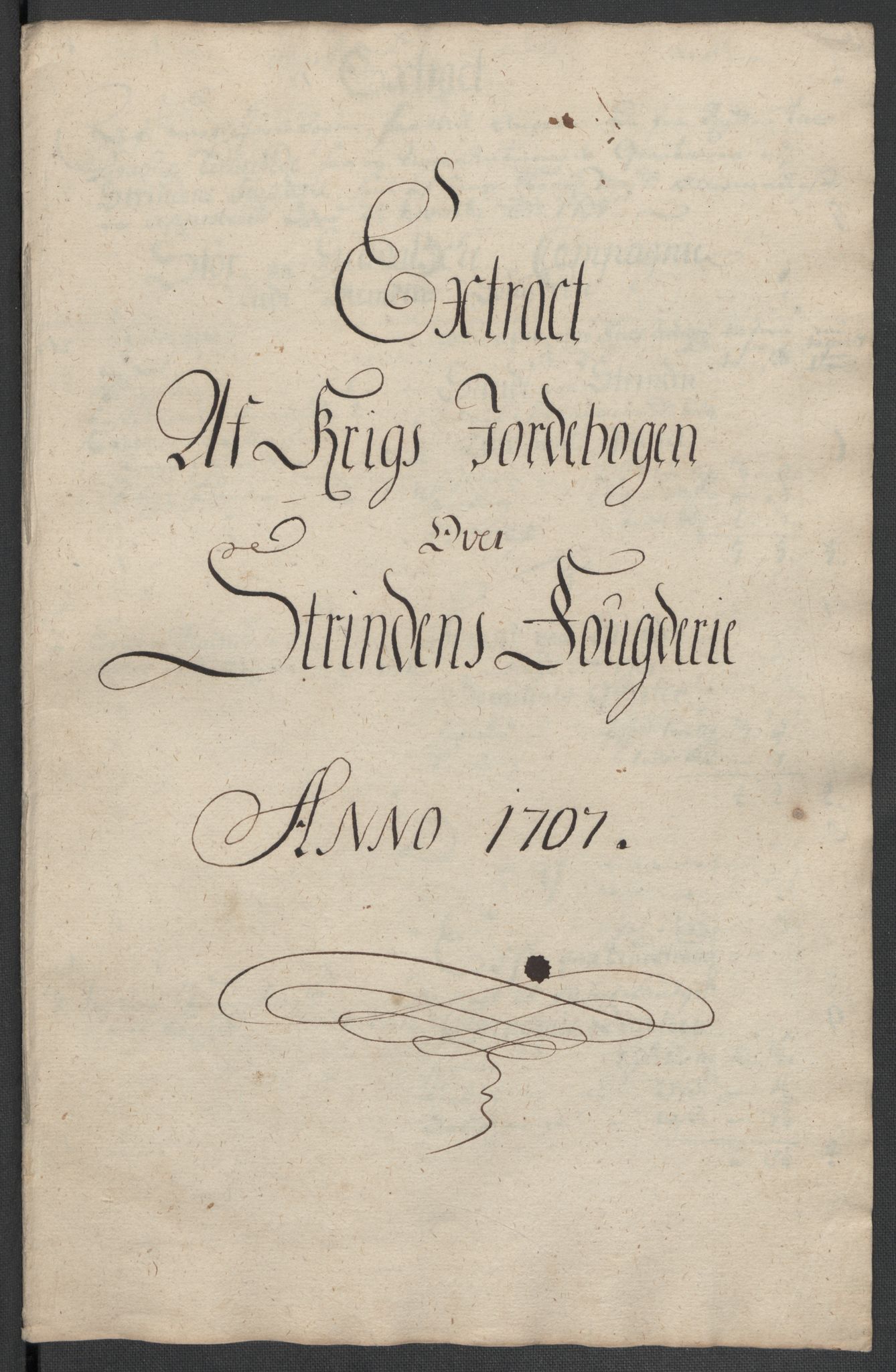 Rentekammeret inntil 1814, Reviderte regnskaper, Fogderegnskap, AV/RA-EA-4092/R61/L4110: Fogderegnskap Strinda og Selbu, 1707-1708, s. 147