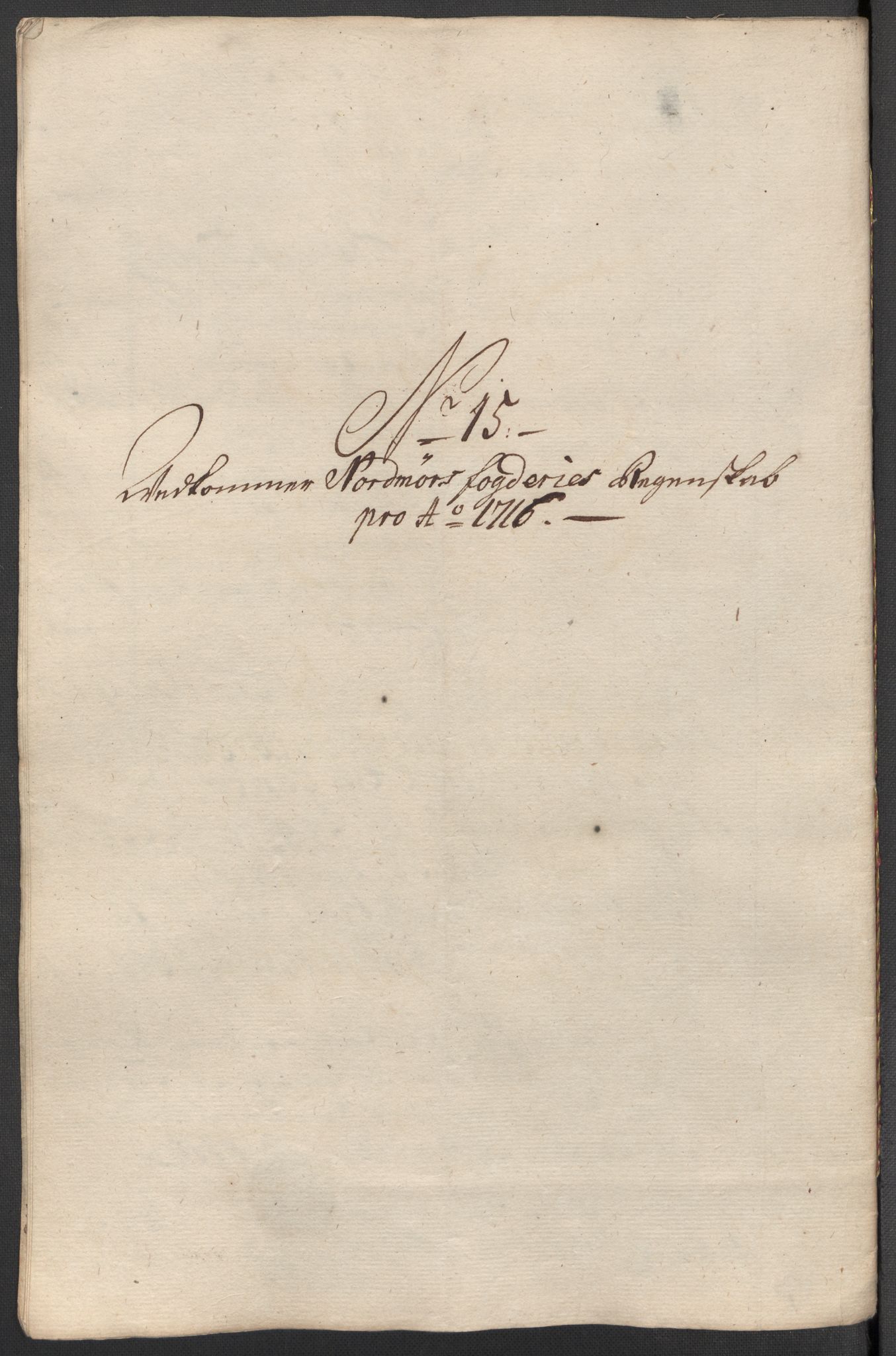 Rentekammeret inntil 1814, Reviderte regnskaper, Fogderegnskap, RA/EA-4092/R56/L3749: Fogderegnskap Nordmøre, 1716, s. 127