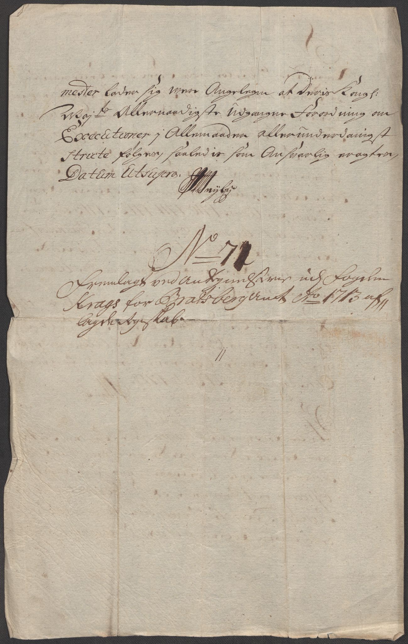 Rentekammeret inntil 1814, Reviderte regnskaper, Fogderegnskap, RA/EA-4092/R36/L2125: Fogderegnskap Øvre og Nedre Telemark og Bamble, 1713, s. 564