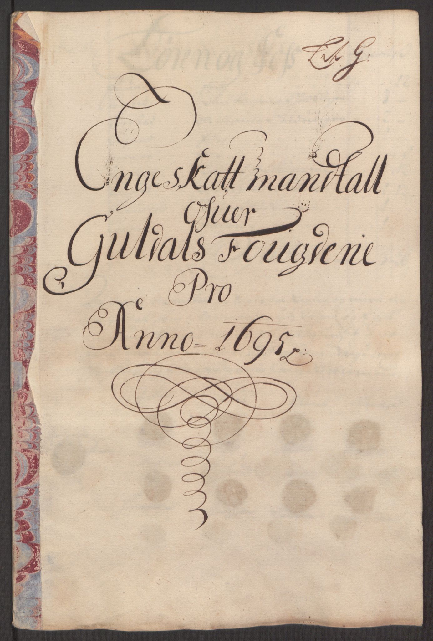 Rentekammeret inntil 1814, Reviderte regnskaper, Fogderegnskap, AV/RA-EA-4092/R60/L3945: Fogderegnskap Orkdal og Gauldal, 1695, s. 355
