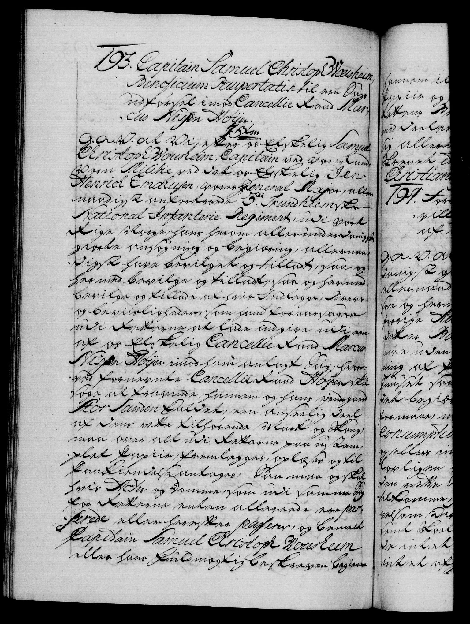 Danske Kanselli 1572-1799, AV/RA-EA-3023/F/Fc/Fca/Fcaa/L0036: Norske registre, 1749-1750, s. 493b