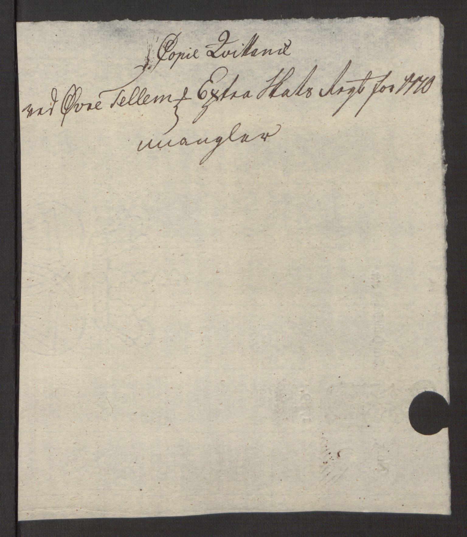 Rentekammeret inntil 1814, Reviderte regnskaper, Fogderegnskap, AV/RA-EA-4092/R38/L2293: Ekstraskatten Øvre Telemark, 1762-1770, s. 424