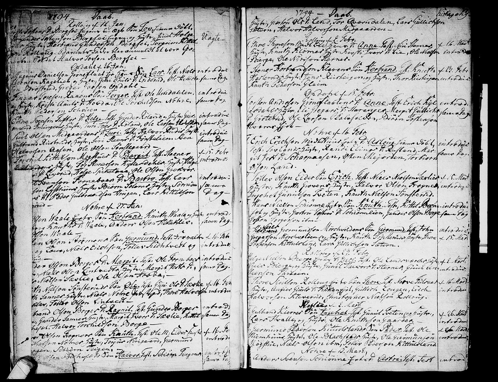 Rollag kirkebøker, SAKO/A-240/F/Fa/L0005: Ministerialbok nr. I 5, 1792-1814, s. 16-17
