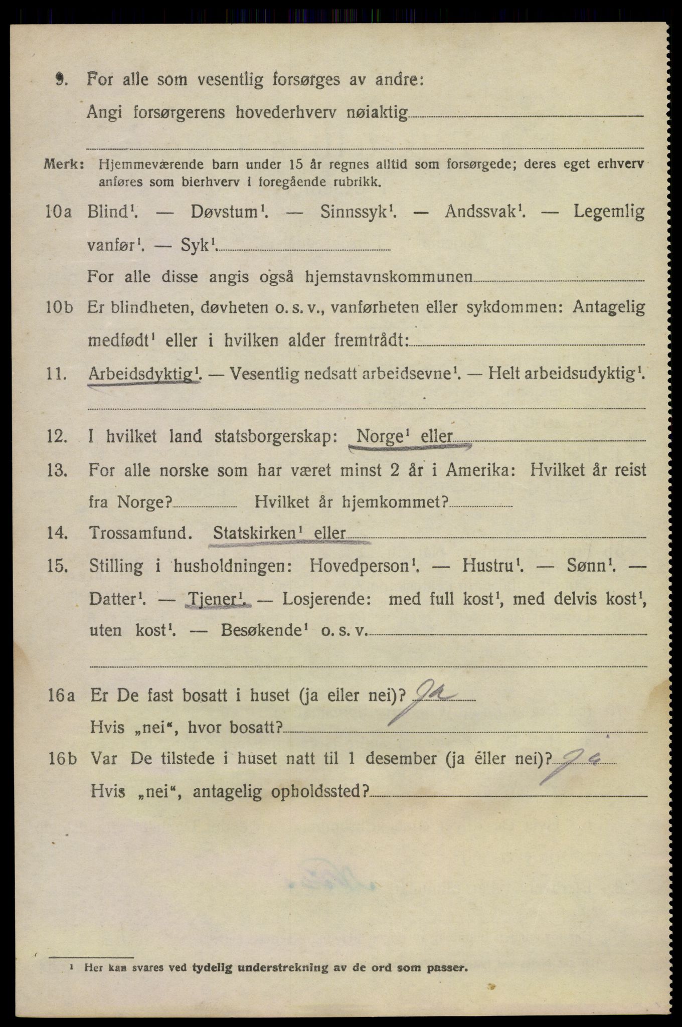 SAKO, Folketelling 1920 for 0822 Sauherad herred, 1920, s. 6146