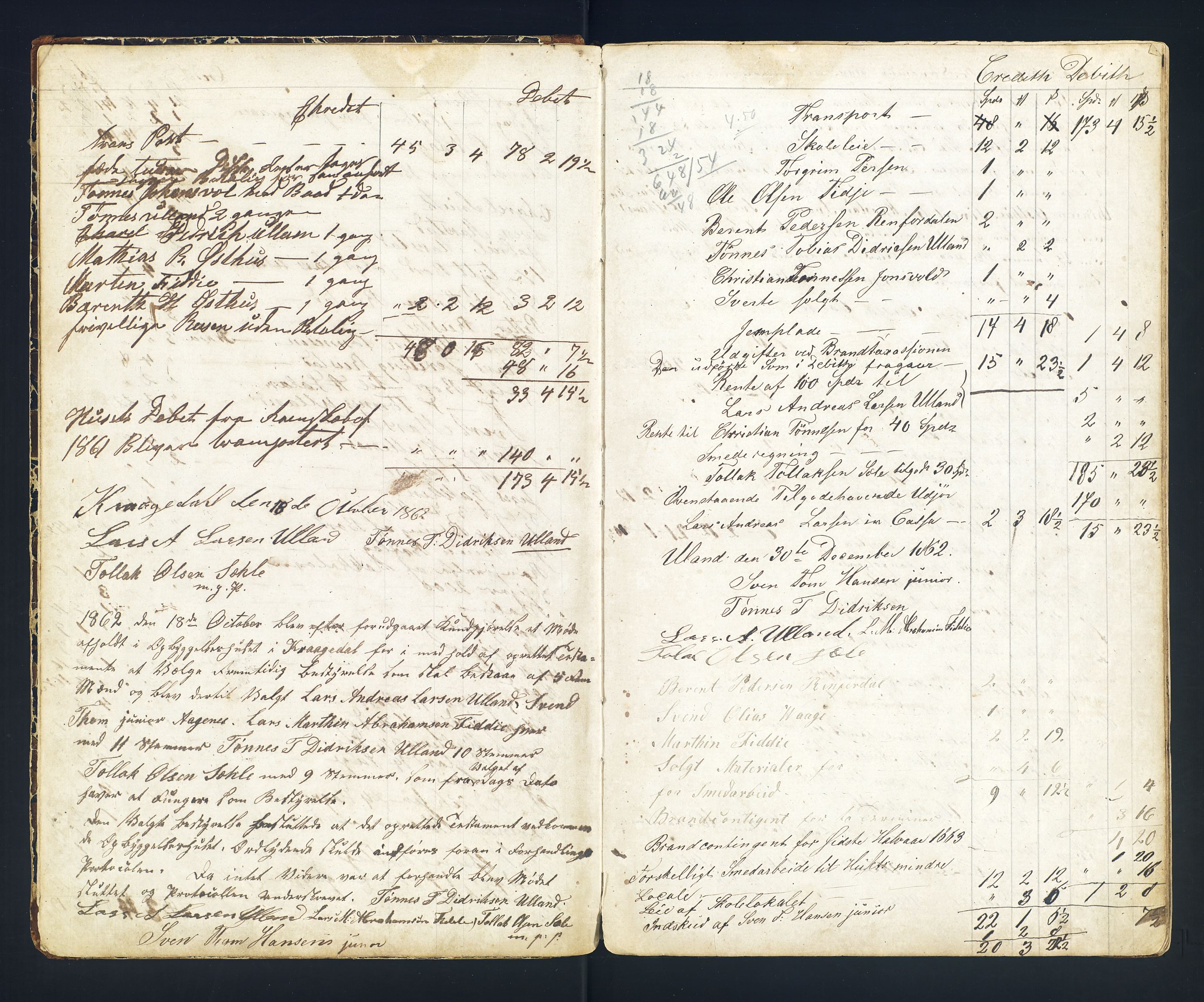 Krågedal bedehus, Hidra, AV/SAK-FLK-084/A/L0001: Møteprotokoll, 1862-2007