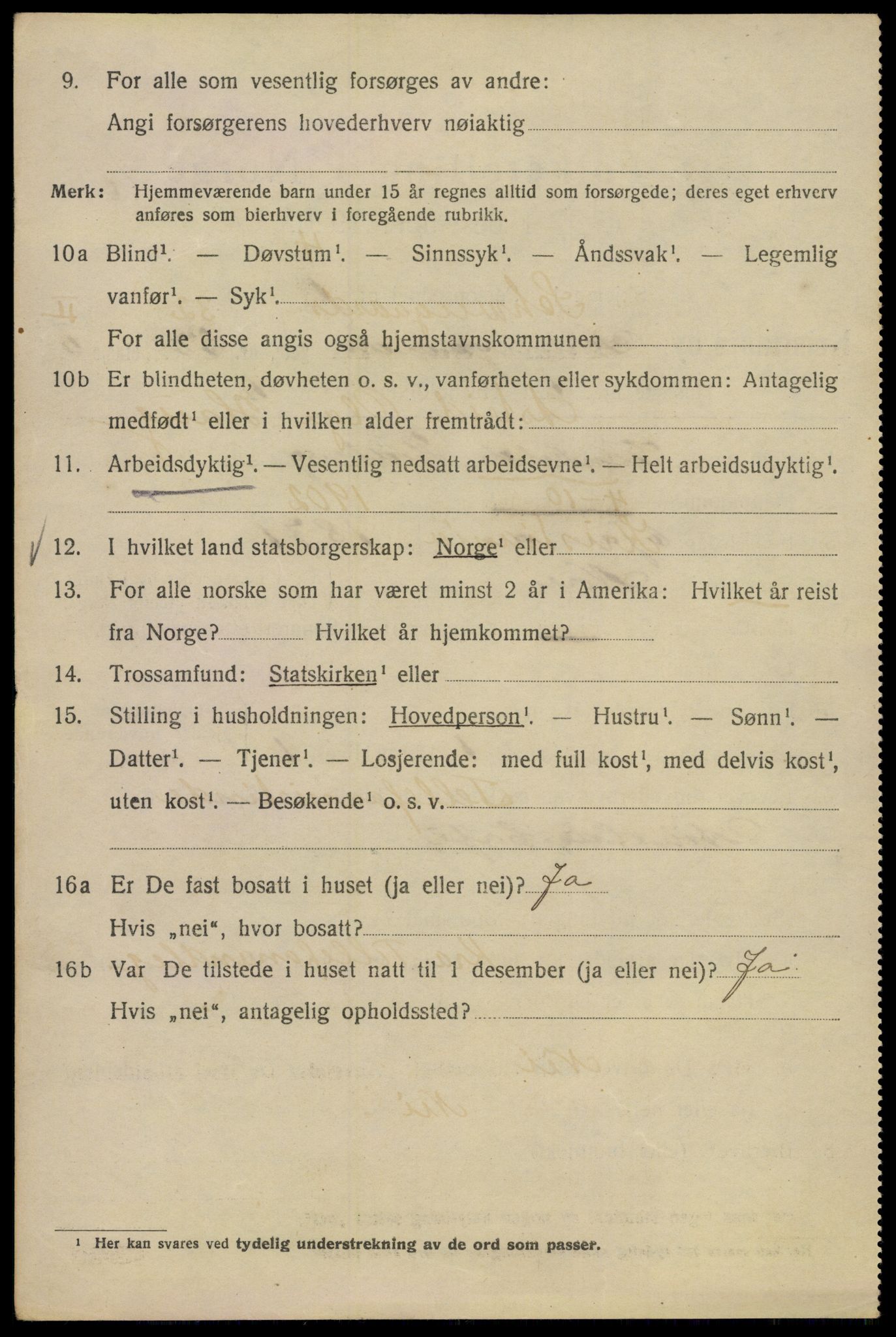 SAO, Folketelling 1920 for 0301 Kristiania kjøpstad, 1920, s. 492478