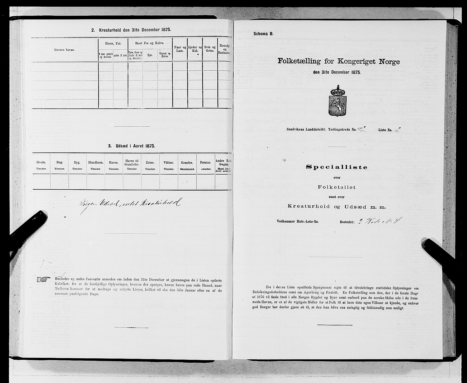 SAB, Folketelling 1875 for 1281L Bergen landdistrikt, Domkirkens landsokn og Sandvikens landsokn, 1875, s. 173