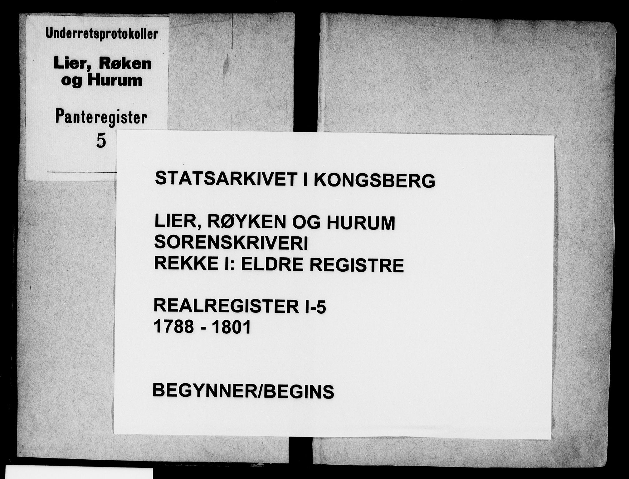 Lier, Røyken og Hurum sorenskriveri, SAKO/A-89/G/Gb/Gba/L0005: Panteregister nr. I 5, 1788-1801