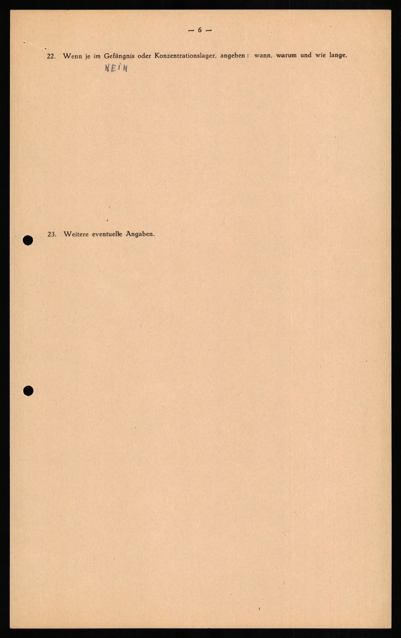 Forsvaret, Forsvarets overkommando II, AV/RA-RAFA-3915/D/Db/L0012: CI Questionaires. Tyske okkupasjonsstyrker i Norge. Tyskere., 1945-1946, s. 247