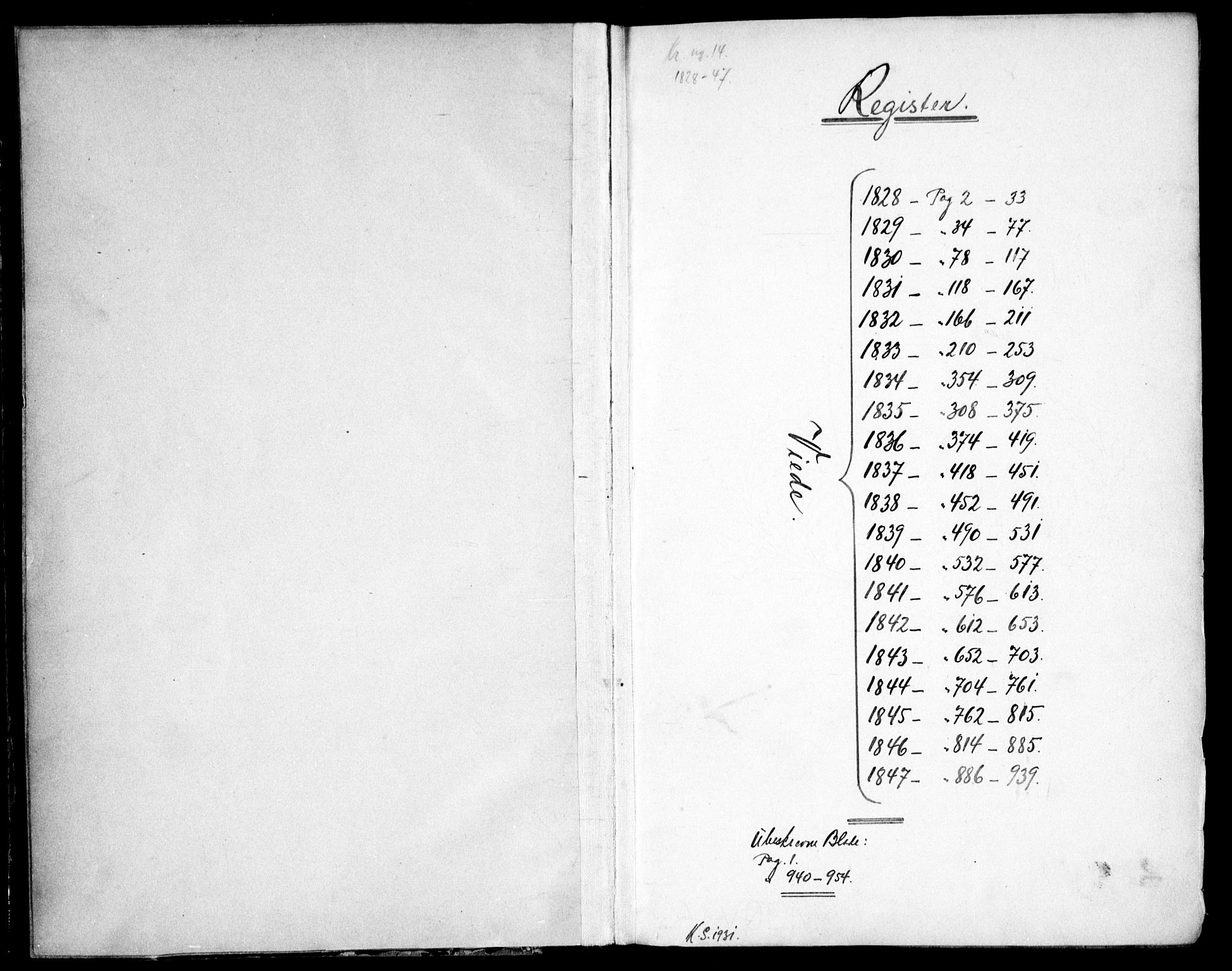 Oslo domkirke Kirkebøker, SAO/A-10752/F/Fa/L0019: Ministerialbok nr. 19, 1828-1847