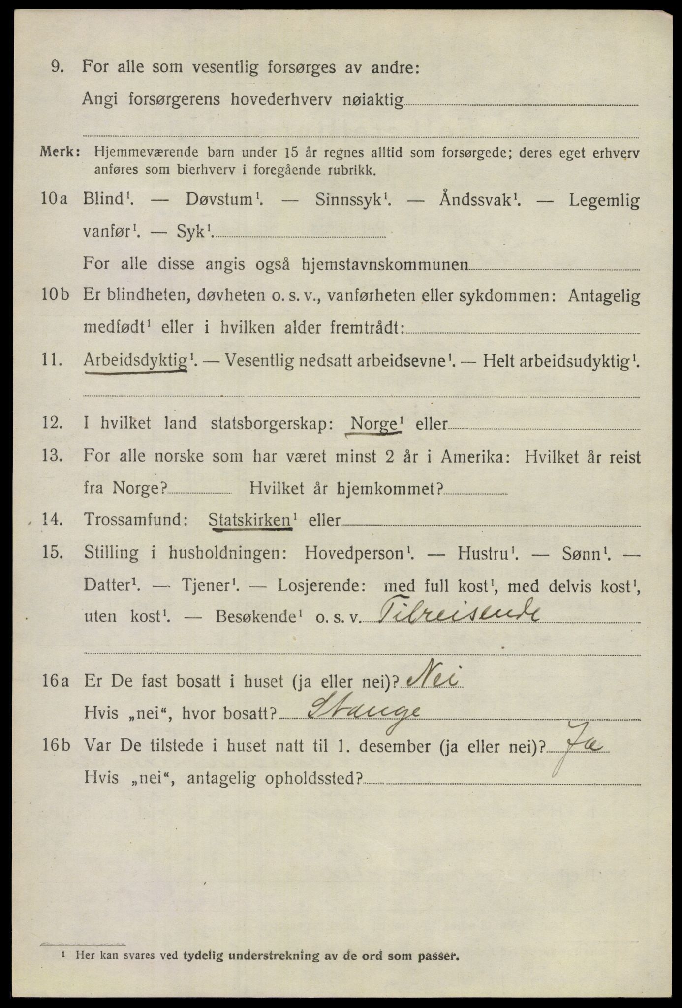 SAO, Folketelling 1920 for 0235 Ullensaker herred, 1920, s. 3910