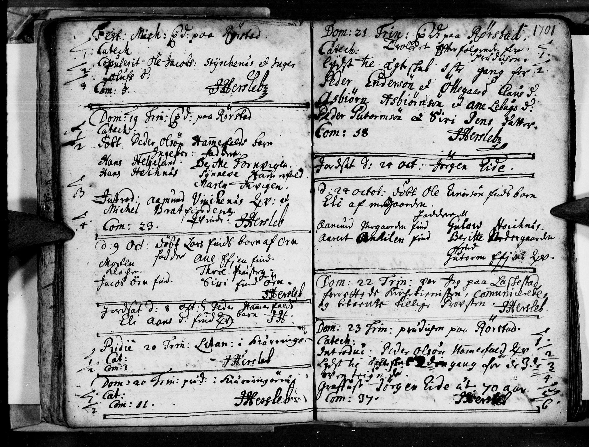 Ministerialprotokoller, klokkerbøker og fødselsregistre - Nordland, AV/SAT-A-1459/853/L0764: Ministerialbok nr. 853A03, 1697-1715