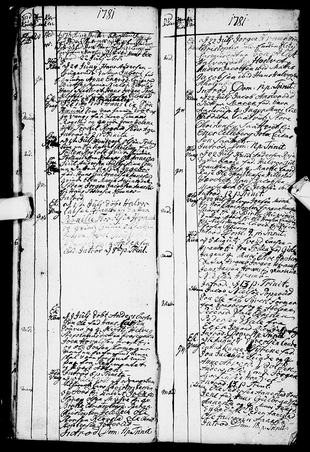 Sandsvær kirkebøker, AV/SAKO-A-244/G/Ga/L0001: Klokkerbok nr. I 1, 1775-1786