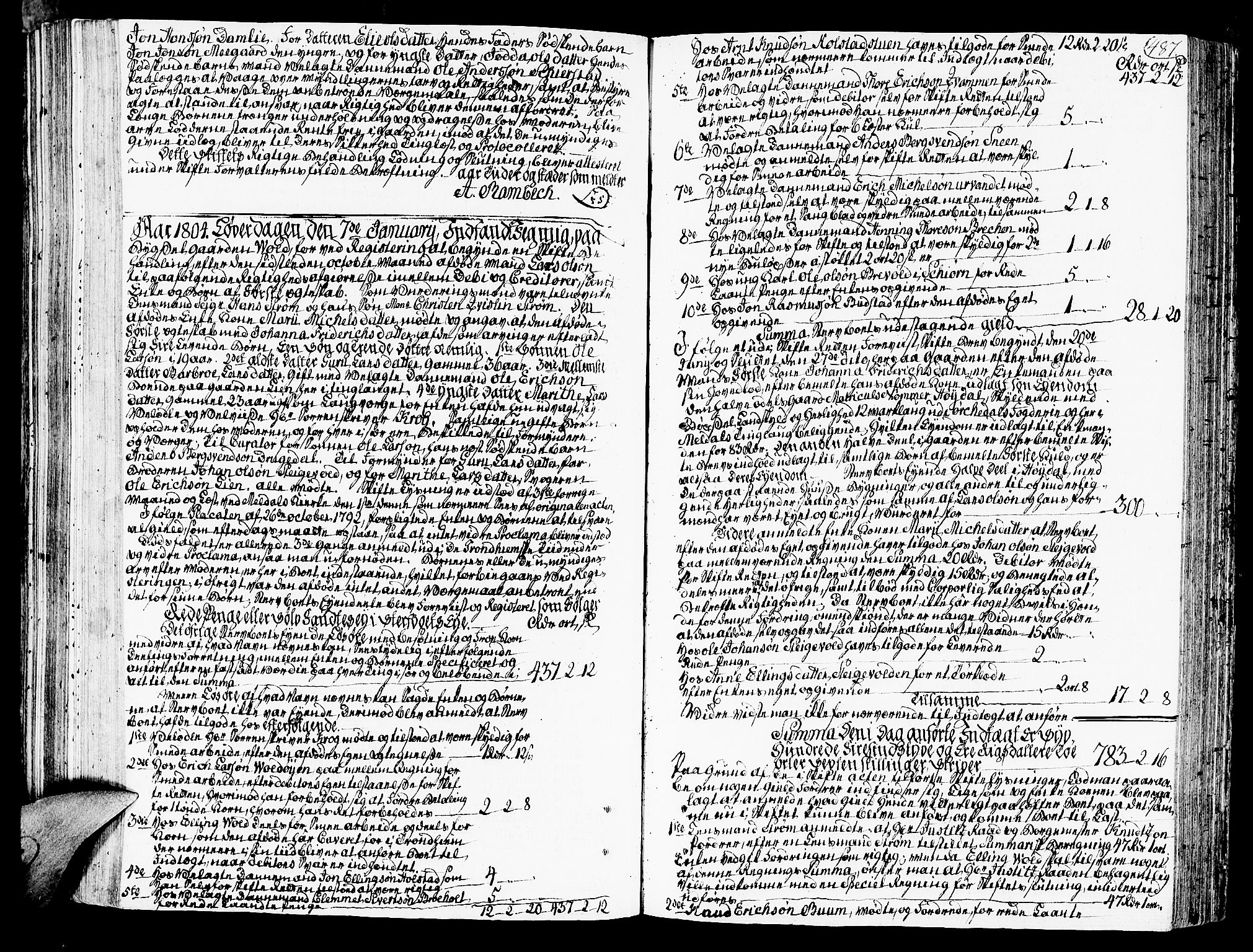 Orkdal sorenskriveri, AV/SAT-A-4169/1/3/3Aa/L0009: Skifteprotokoller, 1796-1805, s. 486b-487a