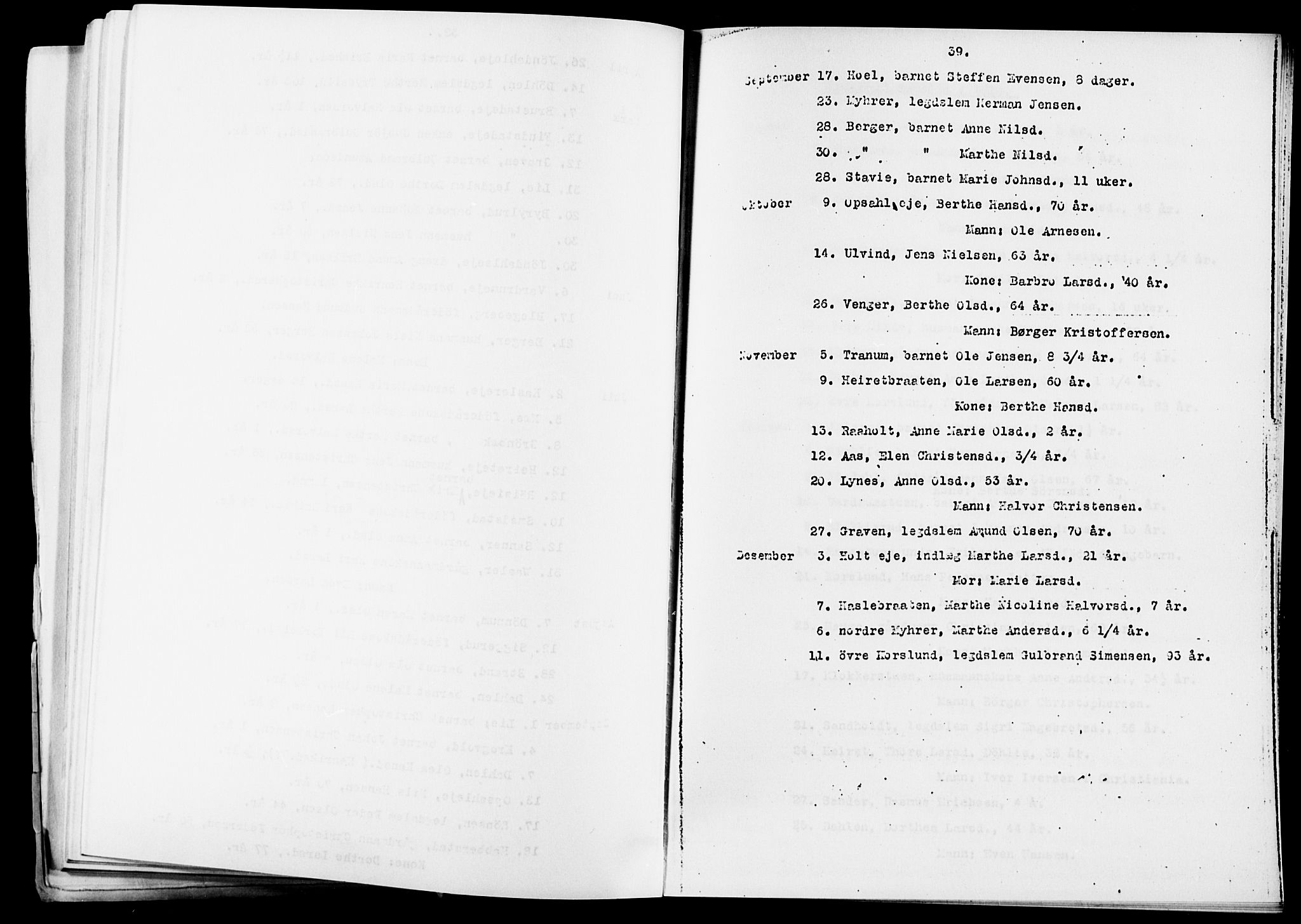 Eidsvoll prestekontor Kirkebøker, SAO/A-10888/O/Oa/L0005: Annen kirkebok nr. 5, 1815-1865, s. 39