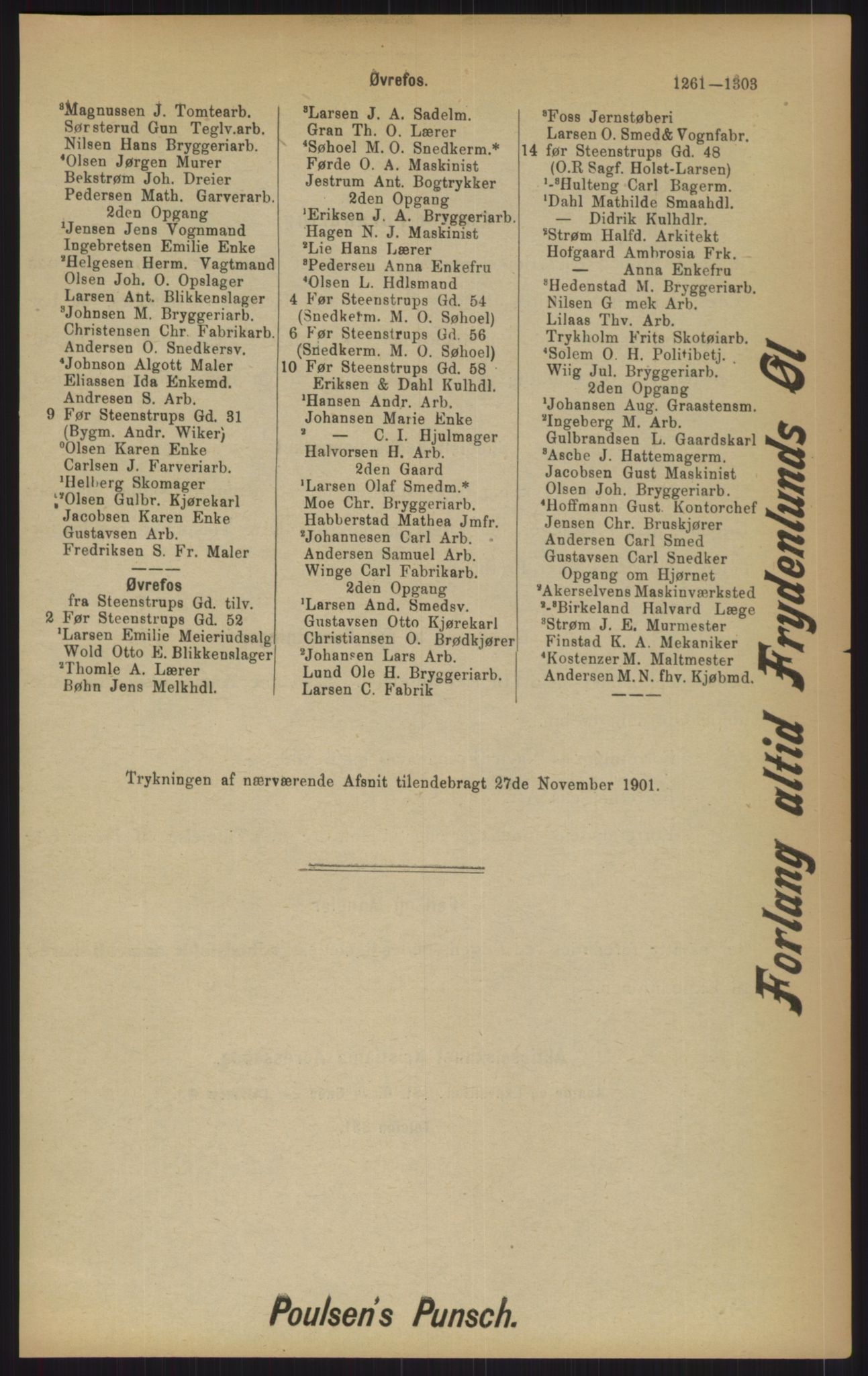 Kristiania/Oslo adressebok, PUBL/-, 1902, s. 1261-1303