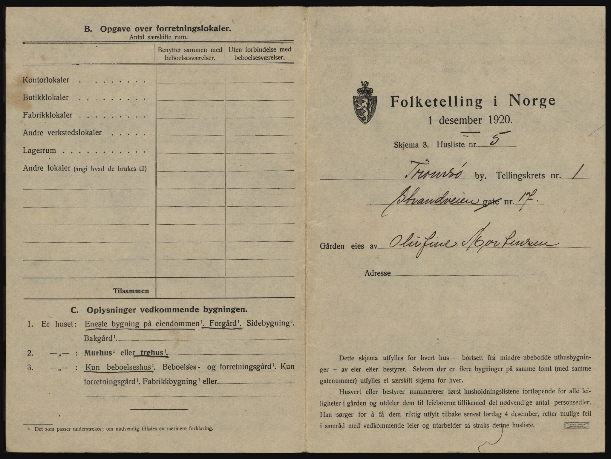 SATØ, Folketelling 1920 for 1902 Tromsø kjøpstad, 1920, s. 59