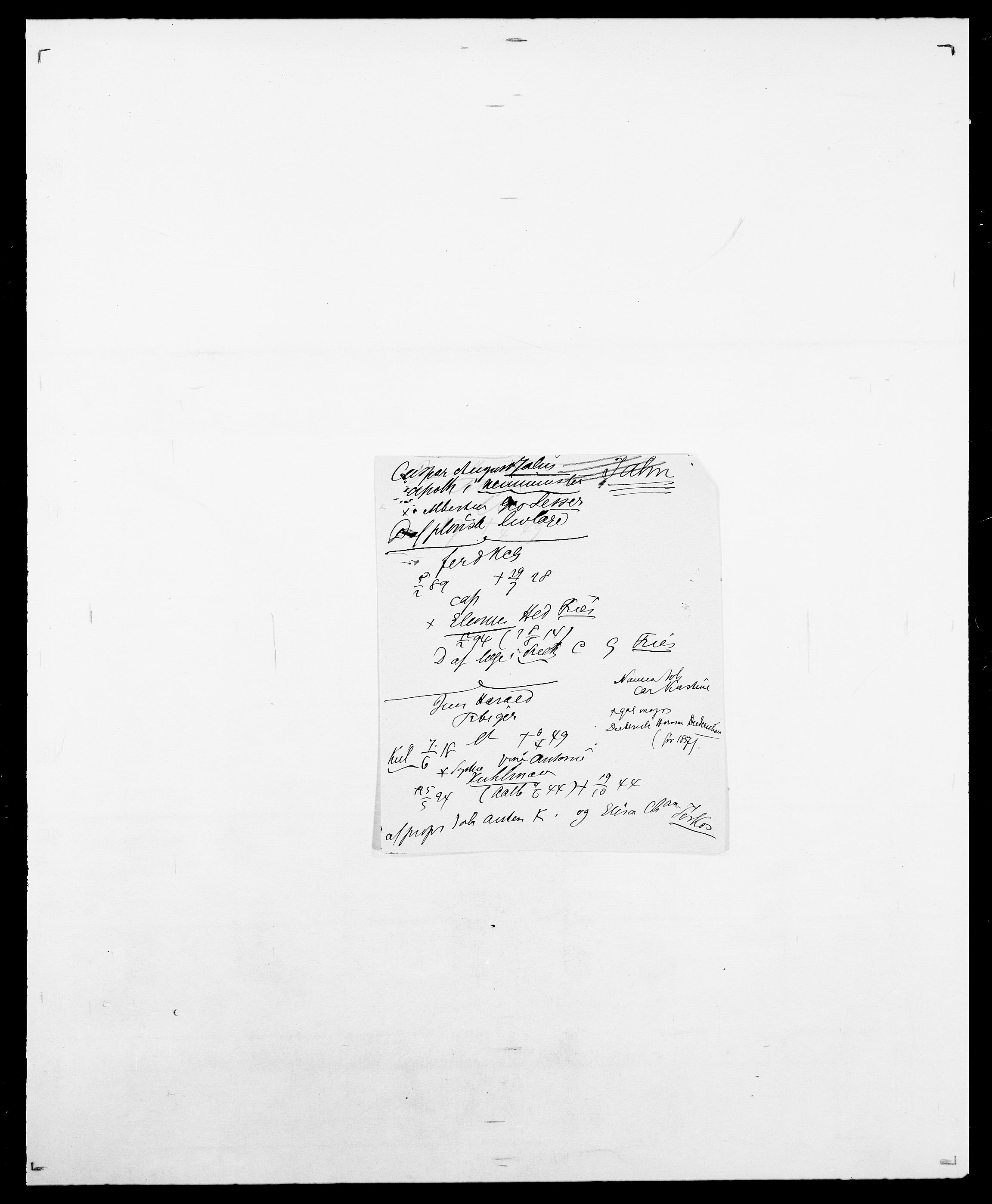 Delgobe, Charles Antoine - samling, SAO/PAO-0038/D/Da/L0019: van der Hude - Joys, s. 523