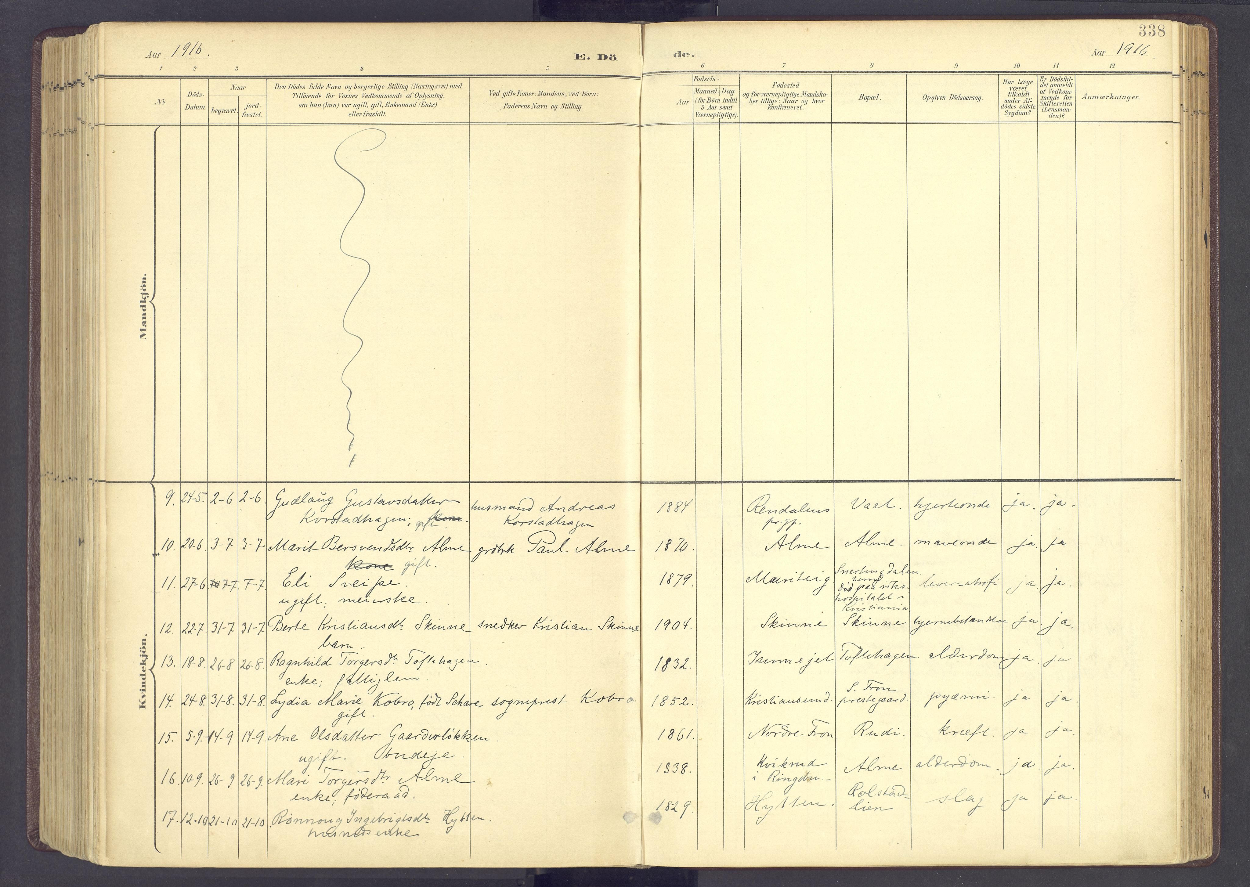 Sør-Fron prestekontor, AV/SAH-PREST-010/H/Ha/Haa/L0004: Ministerialbok nr. 4, 1898-1919, s. 338