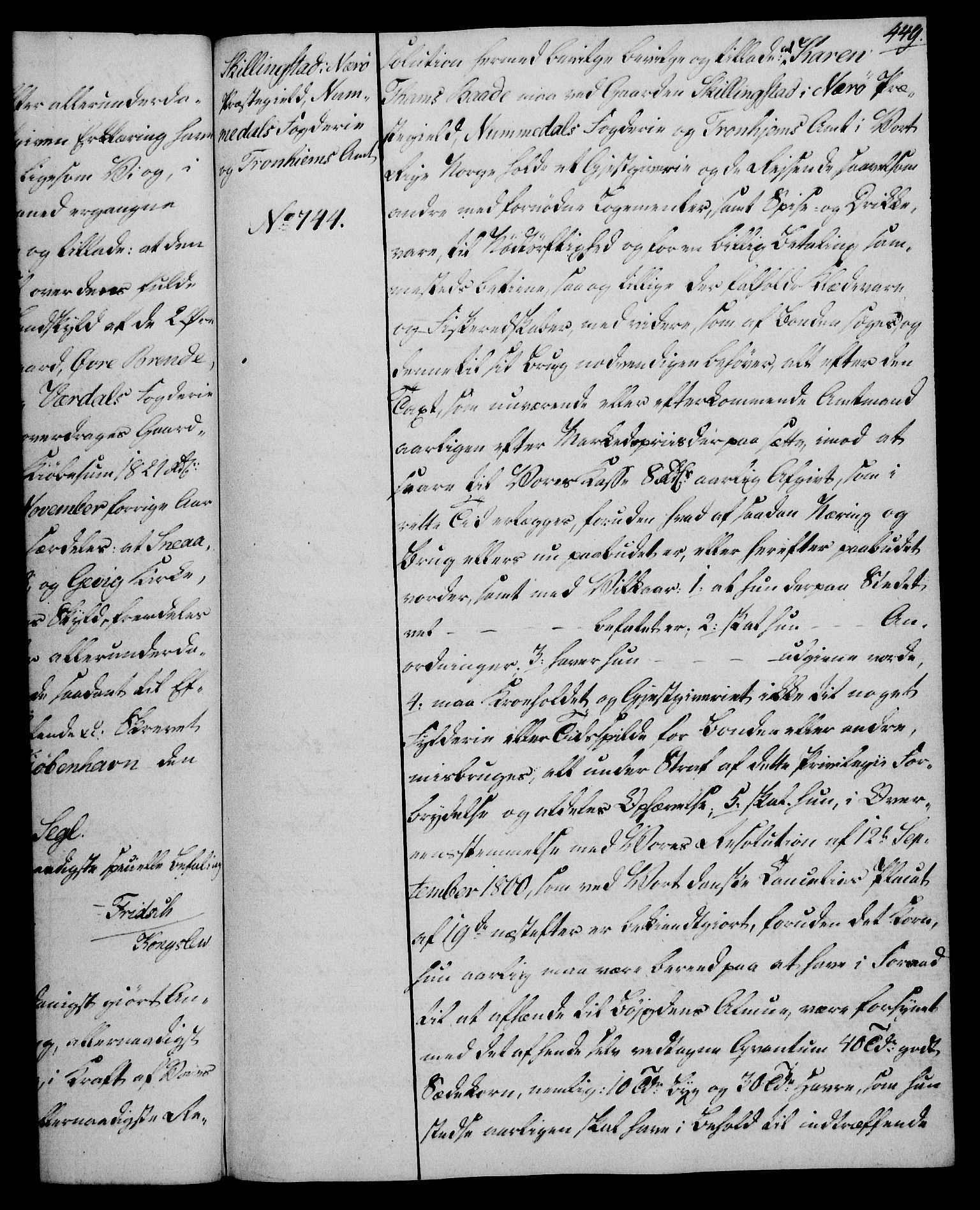Rentekammeret, Kammerkanselliet, AV/RA-EA-3111/G/Gg/Gga/L0017: Norsk ekspedisjonsprotokoll med register (merket RK 53.17), 1801-1803, s. 449