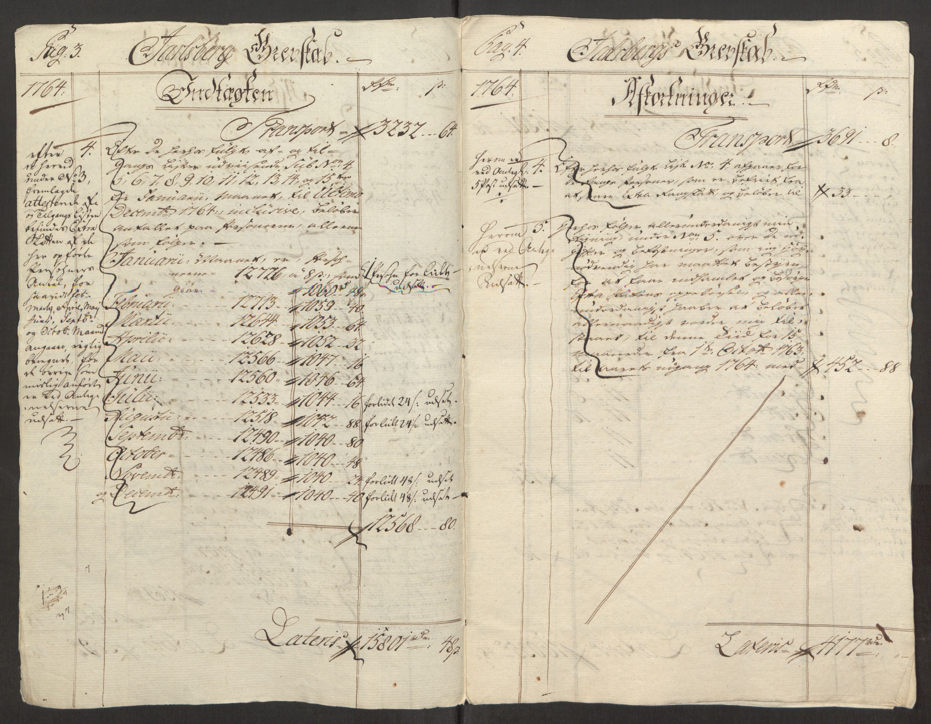 Rentekammeret inntil 1814, Reviderte regnskaper, Fogderegnskap, AV/RA-EA-4092/R32/L1960: Ekstraskatten Jarlsberg grevskap, 1762-1772, s. 58