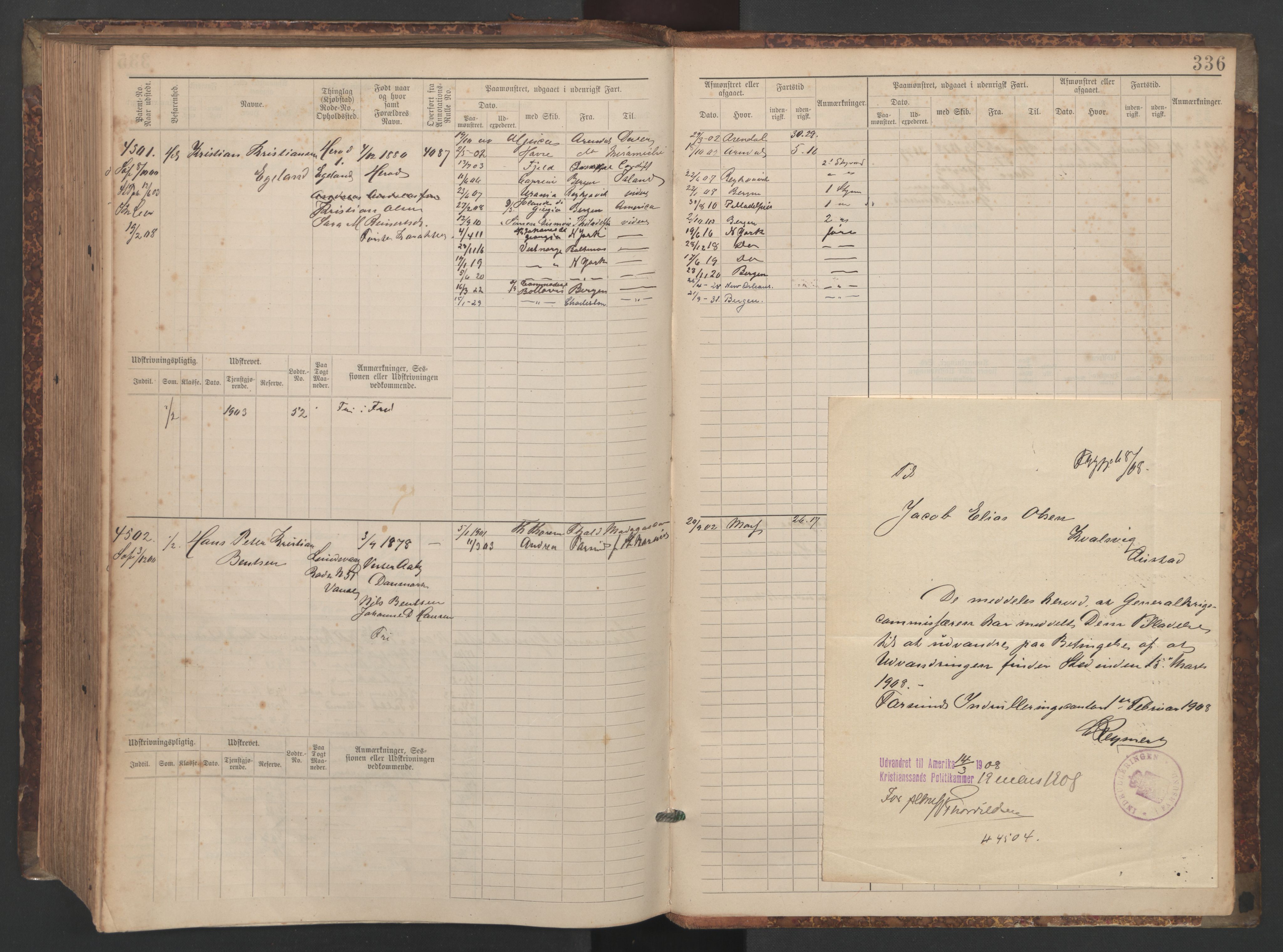 Farsund mønstringskrets, AV/SAK-2031-0017/F/Fb/L0020: Hovedrulle nr 3833-4506, Z-12, 1890-1930, s. 353