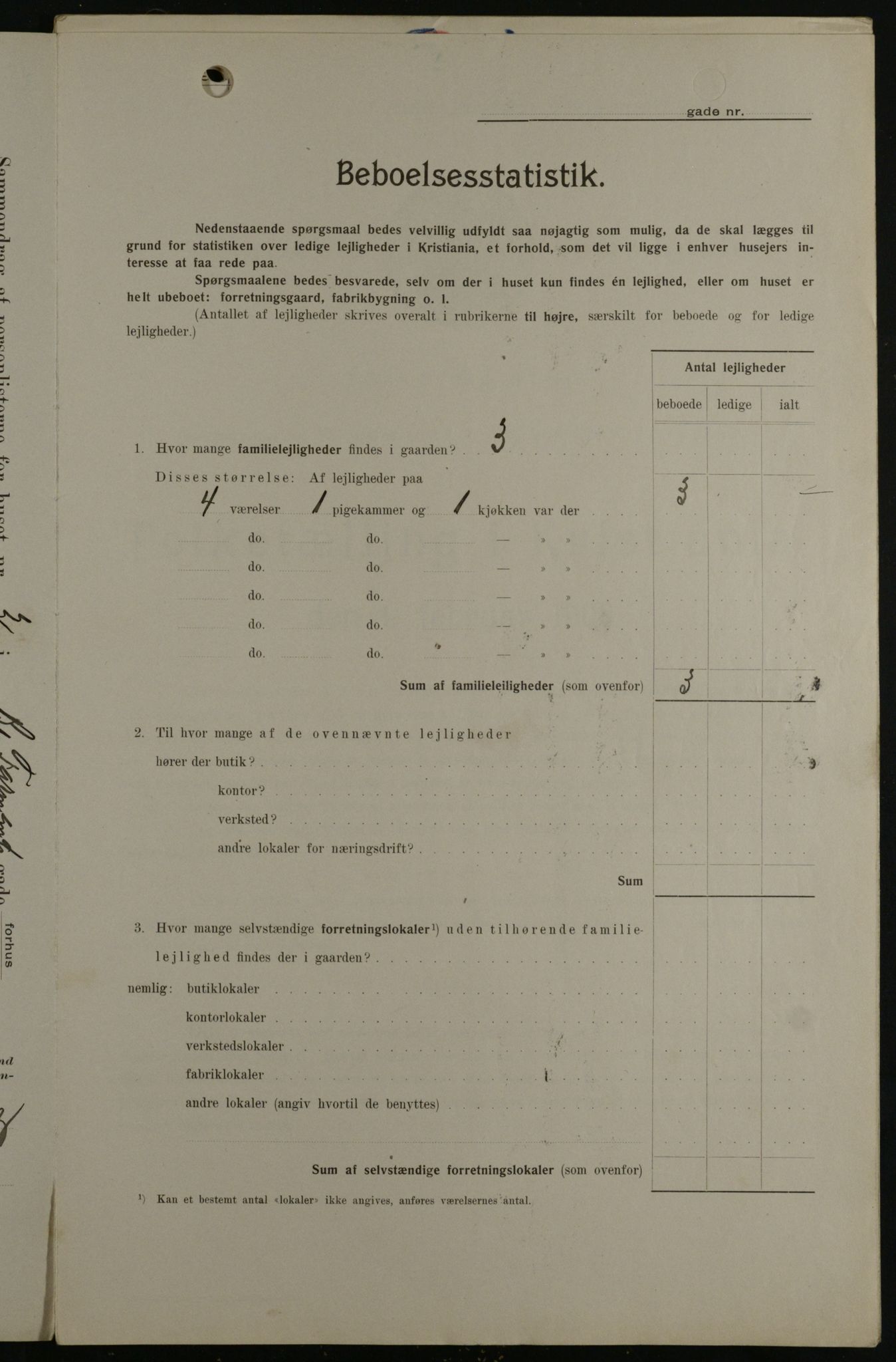 OBA, Kommunal folketelling 1.2.1908 for Kristiania kjøpstad, 1908, s. 6429