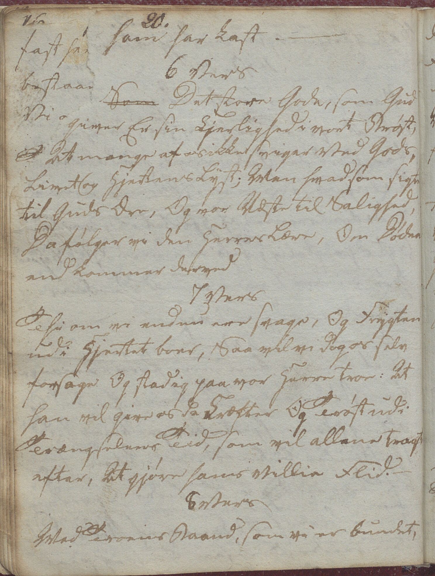 Heggtveitsamlingen, TMF/A-1007/H/L0047/0005: Kopibøker, brev etc.  / "MF I"(Kopibok frå Heggtveits samling), 1800-1823, s. 20