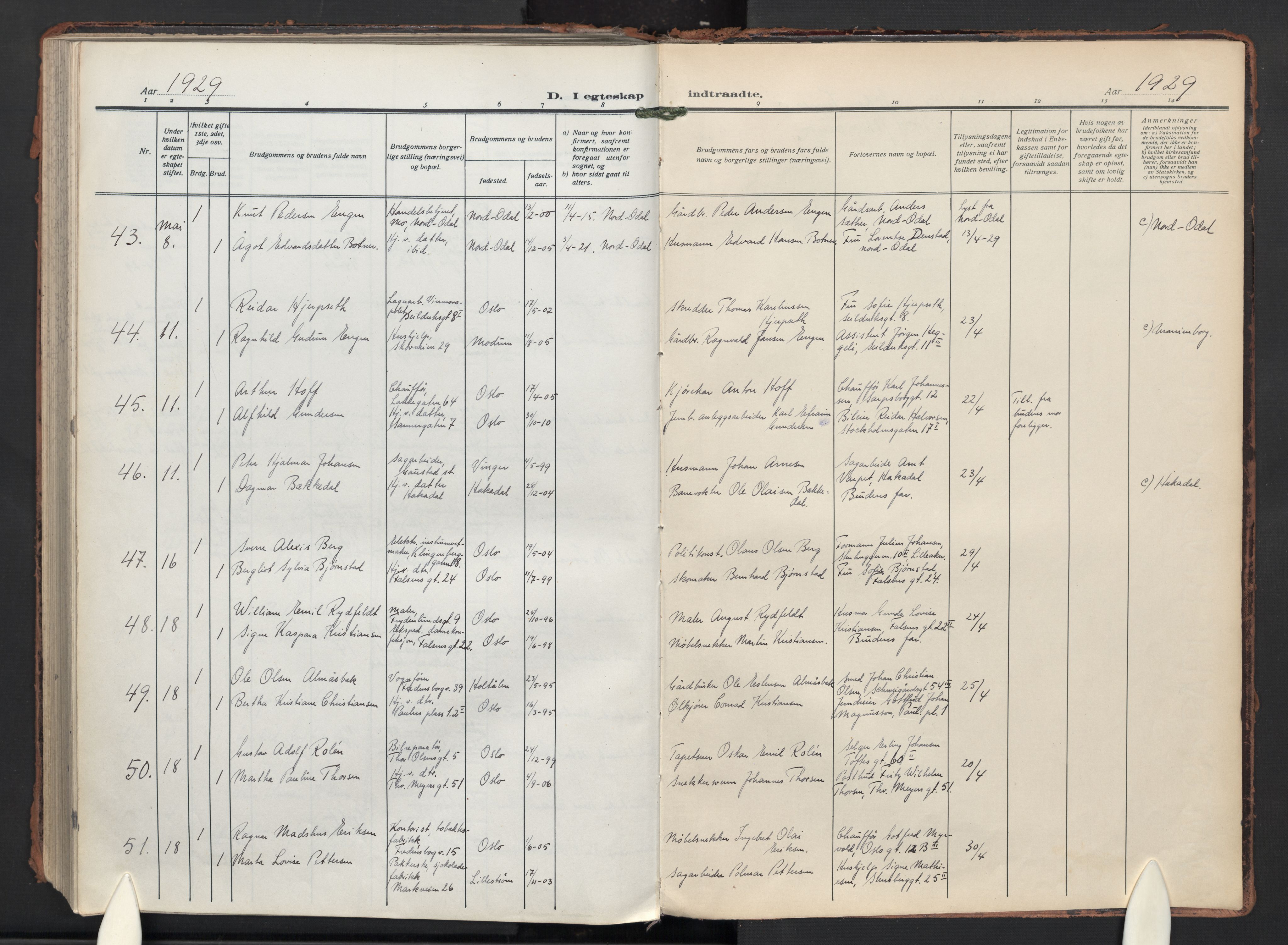 Paulus prestekontor Kirkebøker, AV/SAO-A-10871/F/Fa/L0024: Ministerialbok nr. 24, 1917-1929