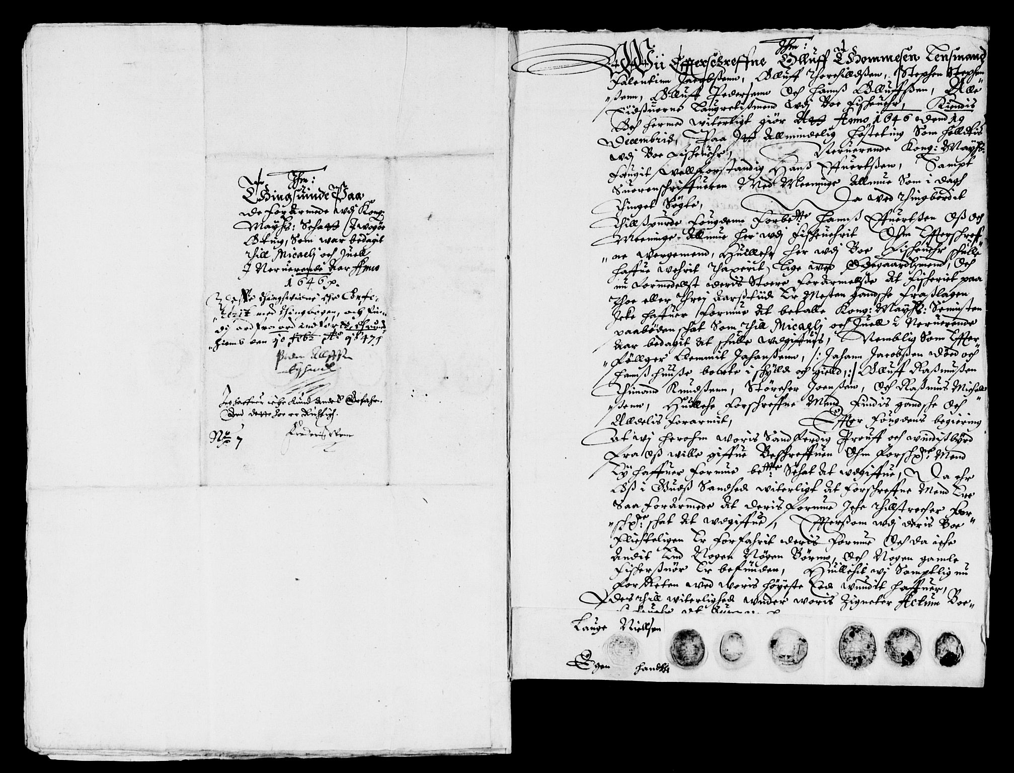 Rentekammeret inntil 1814, Reviderte regnskaper, Lensregnskaper, AV/RA-EA-5023/R/Rb/Rbw/L0087: Trondheim len, 1646-1647