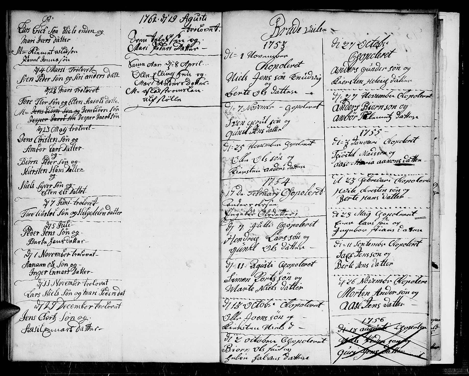 Dypvåg sokneprestkontor, AV/SAK-1111-0007/F/Fb/Fba/L0006: Klokkerbok nr. B 6, 1746-1762, s. 73