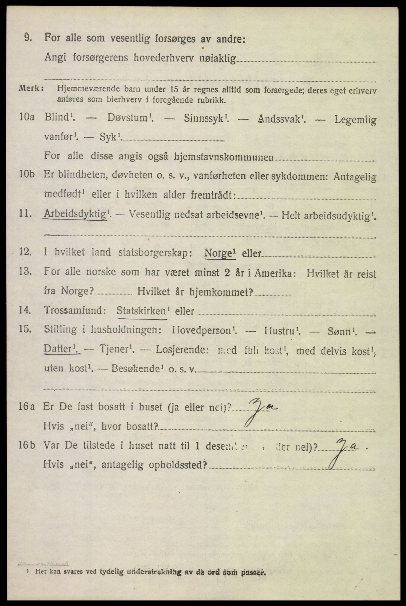 SAK, Folketelling 1920 for 1028 Vigmostad herred, 1920, s. 824