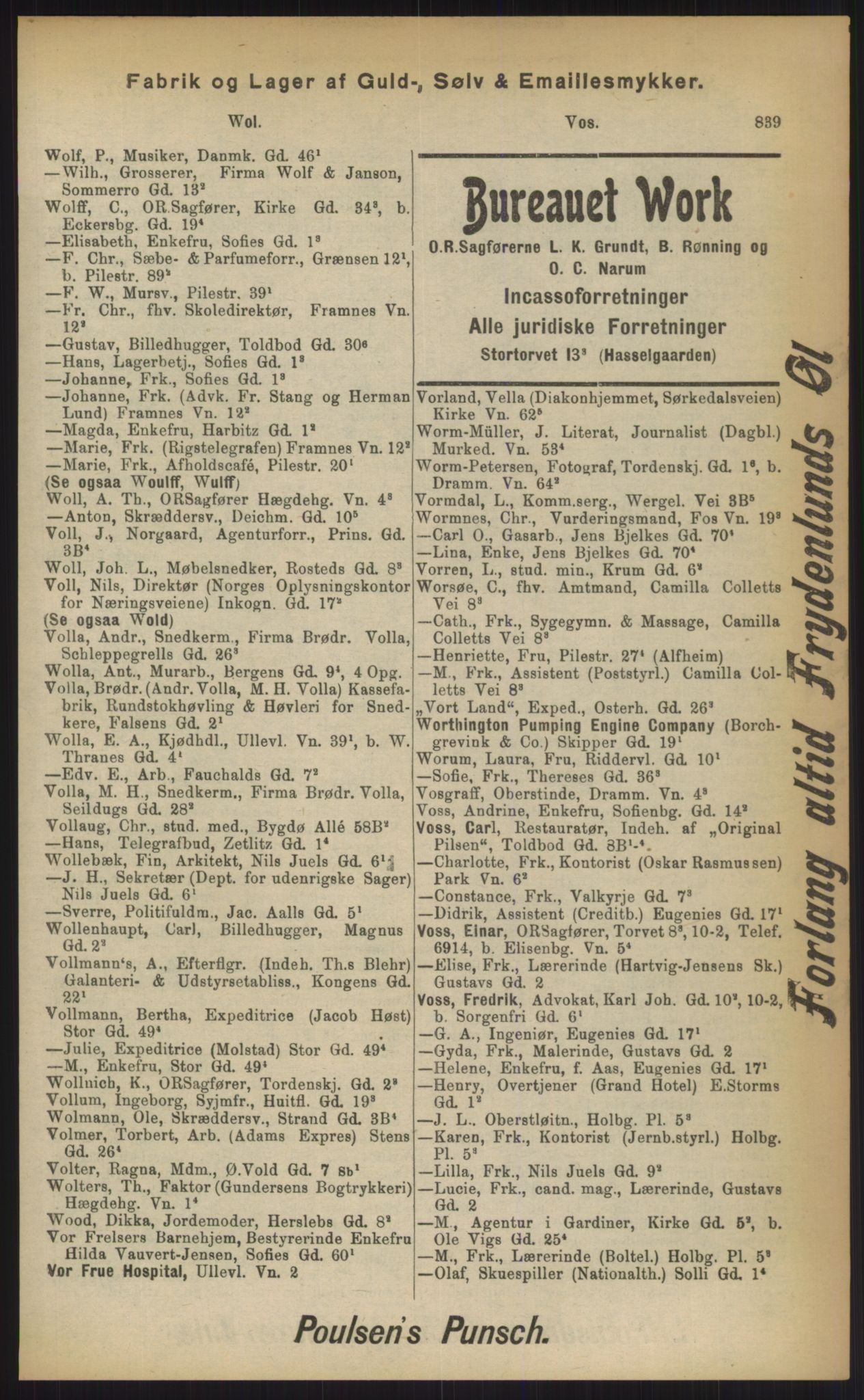 Kristiania/Oslo adressebok, PUBL/-, 1903, s. 839