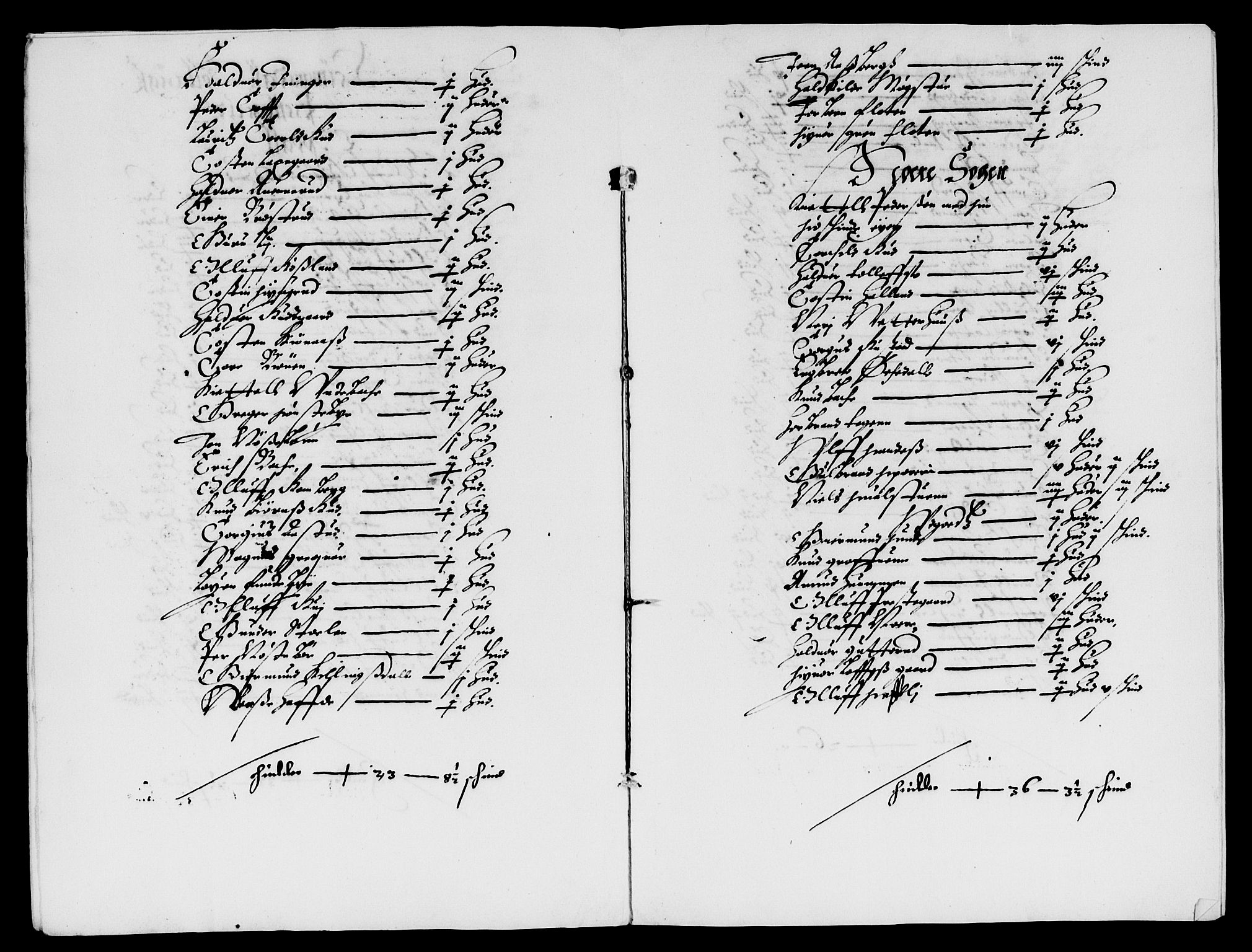 Rentekammeret inntil 1814, Reviderte regnskaper, Lensregnskaper, RA/EA-5023/R/Rb/Rbn/L0003: Numedal og Sandsvær len, 1643-1648