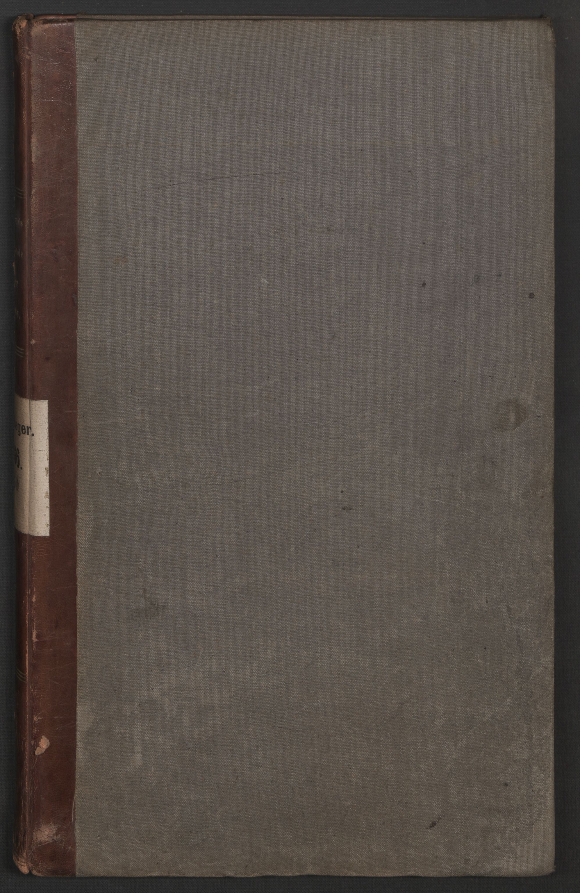 Revisjonsdepartementet, 2. revisjonskontor, AV/RA-S-1115/E/E036/L0220: Tvedestrand: Inngående tollbok (B), 1866